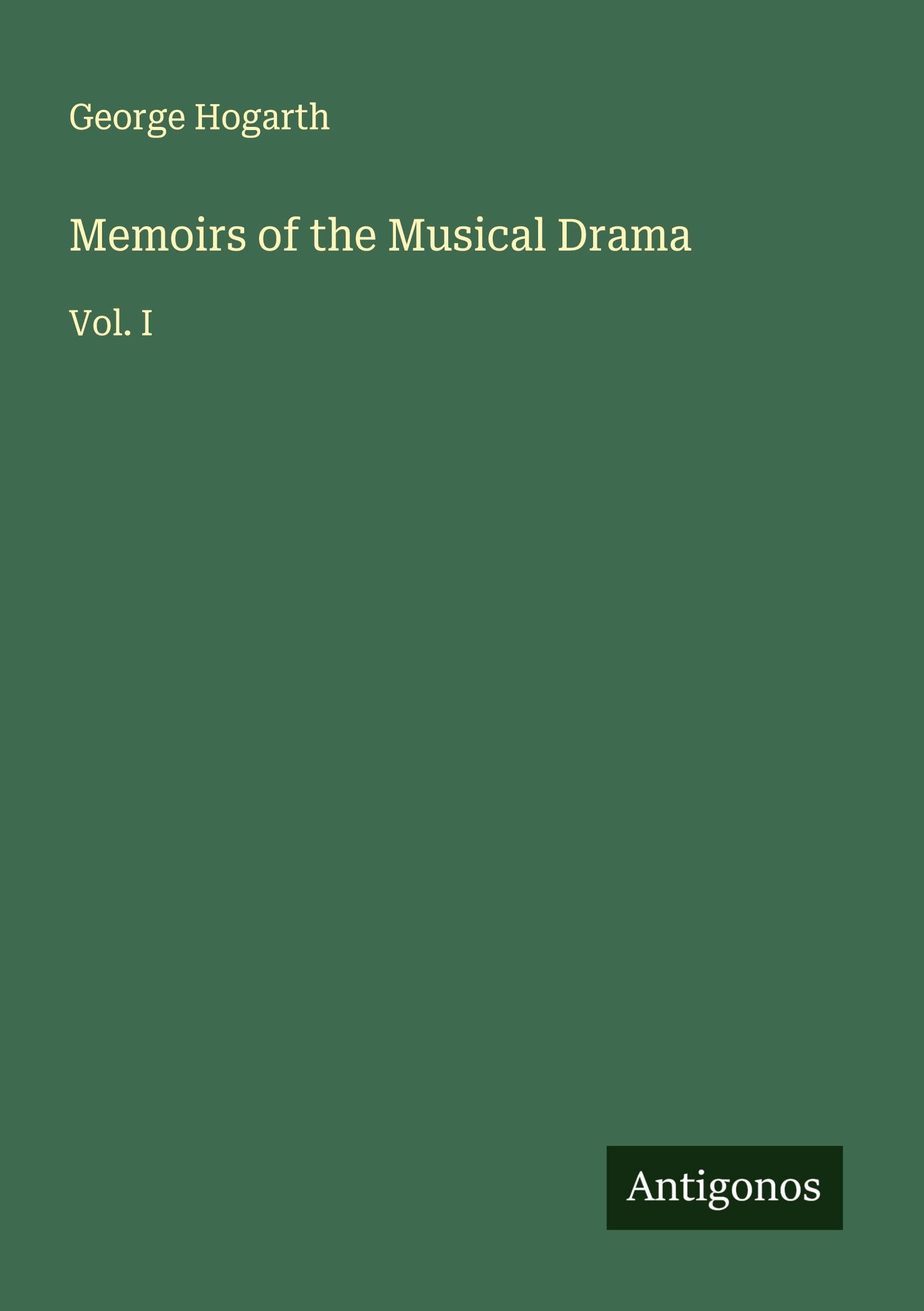 Memoirs of the Musical Drama Classics