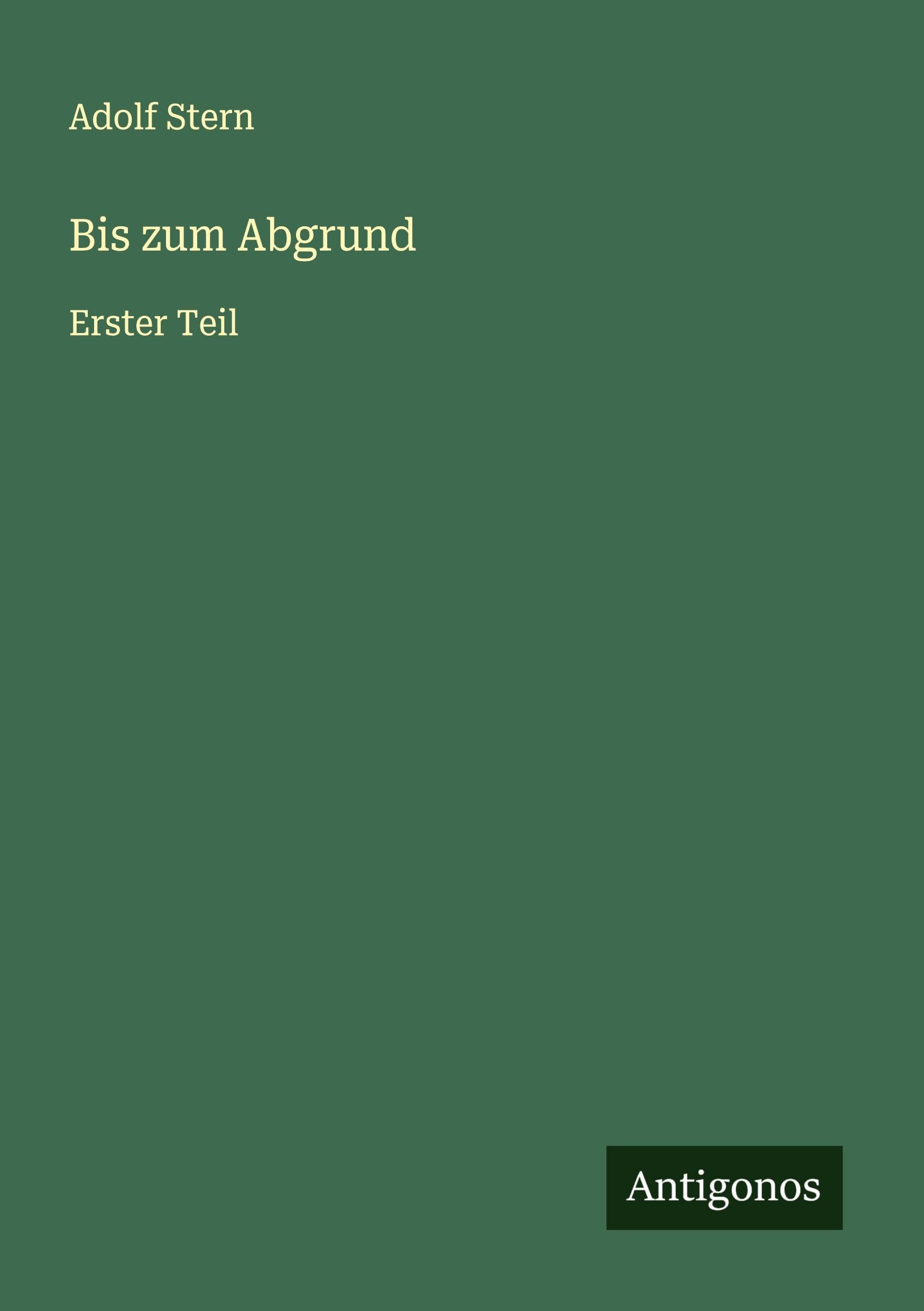 Product Image: Bis zum Abgrund