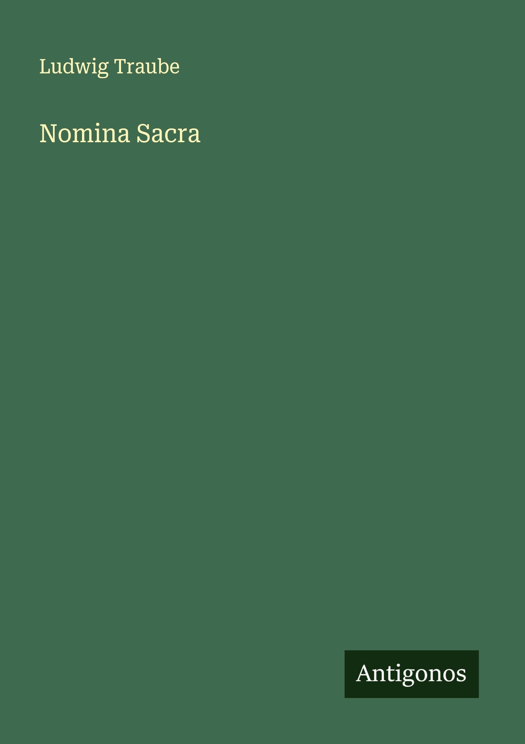 Product Image: Nomina Sacra