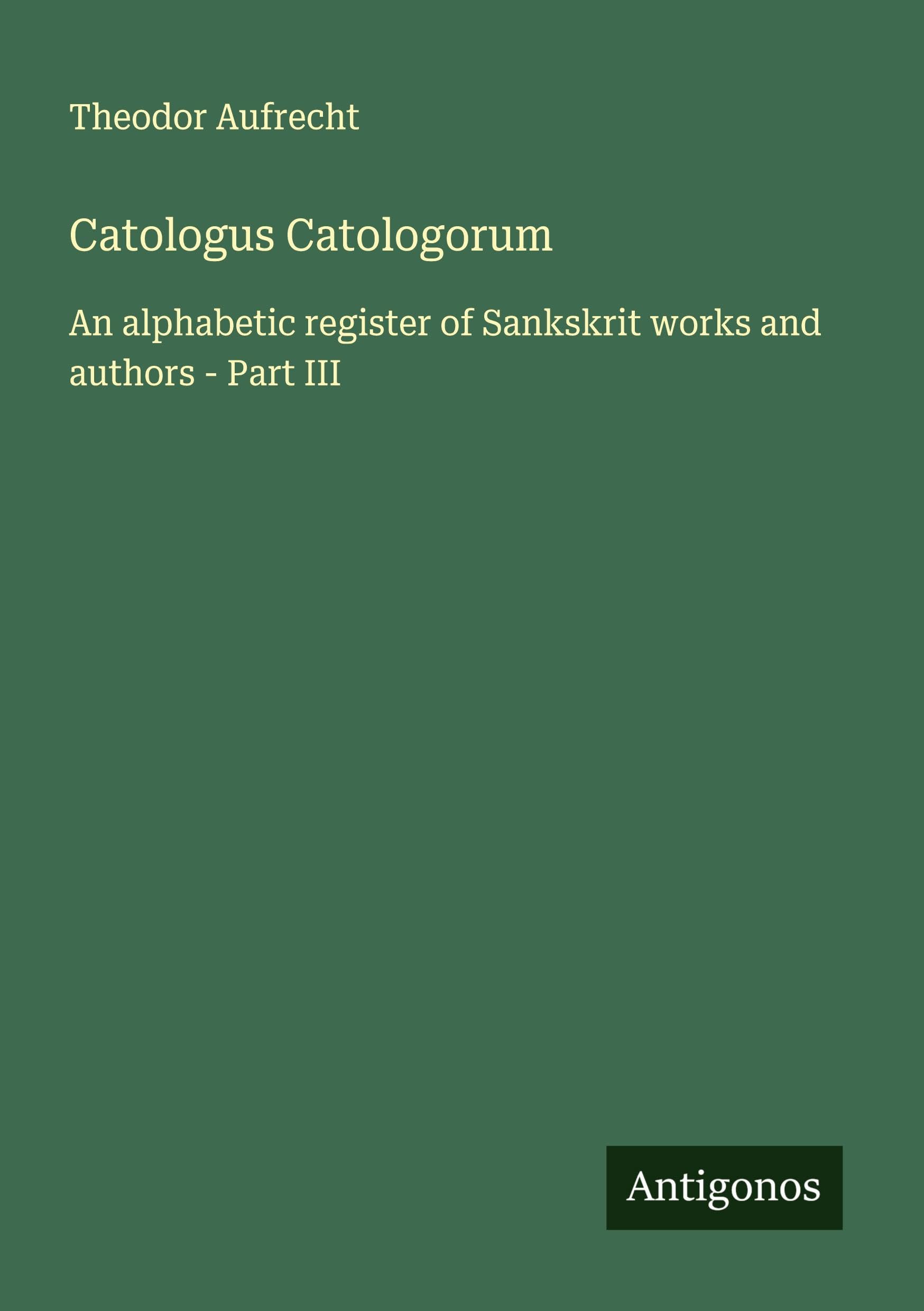 Catologus Catologorum Classics
