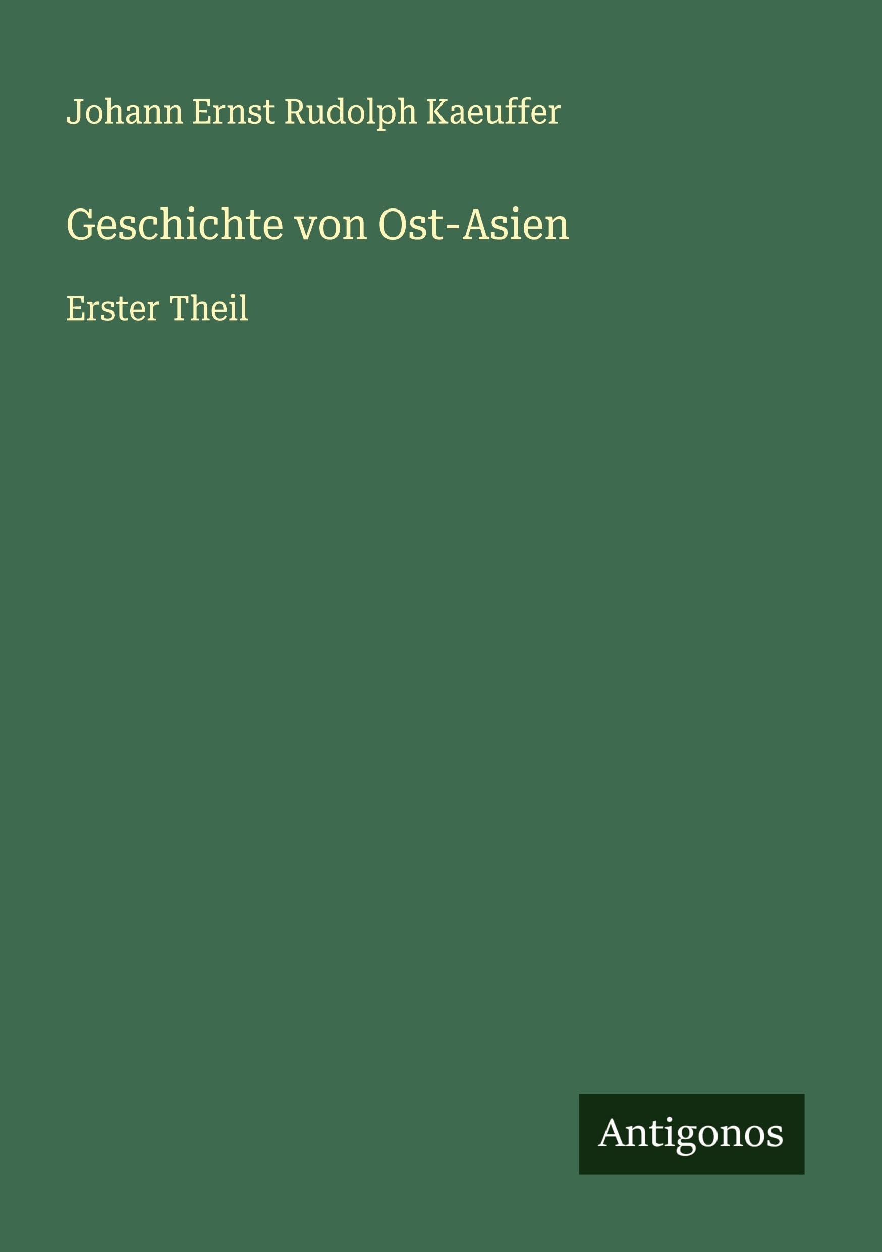 Geschichte von Ost-Asien Classics