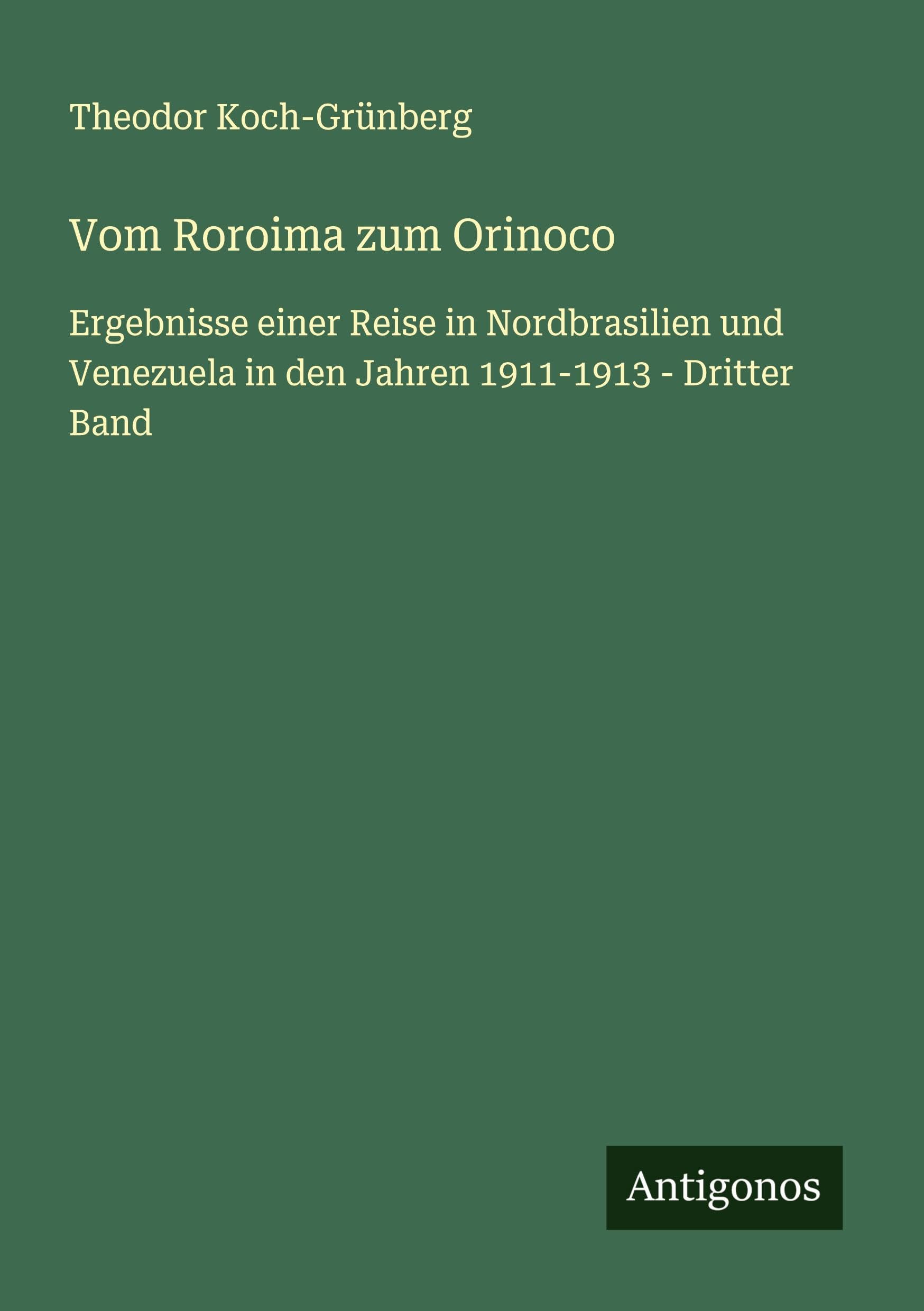 Vom Roroima zum Orinoco Classics