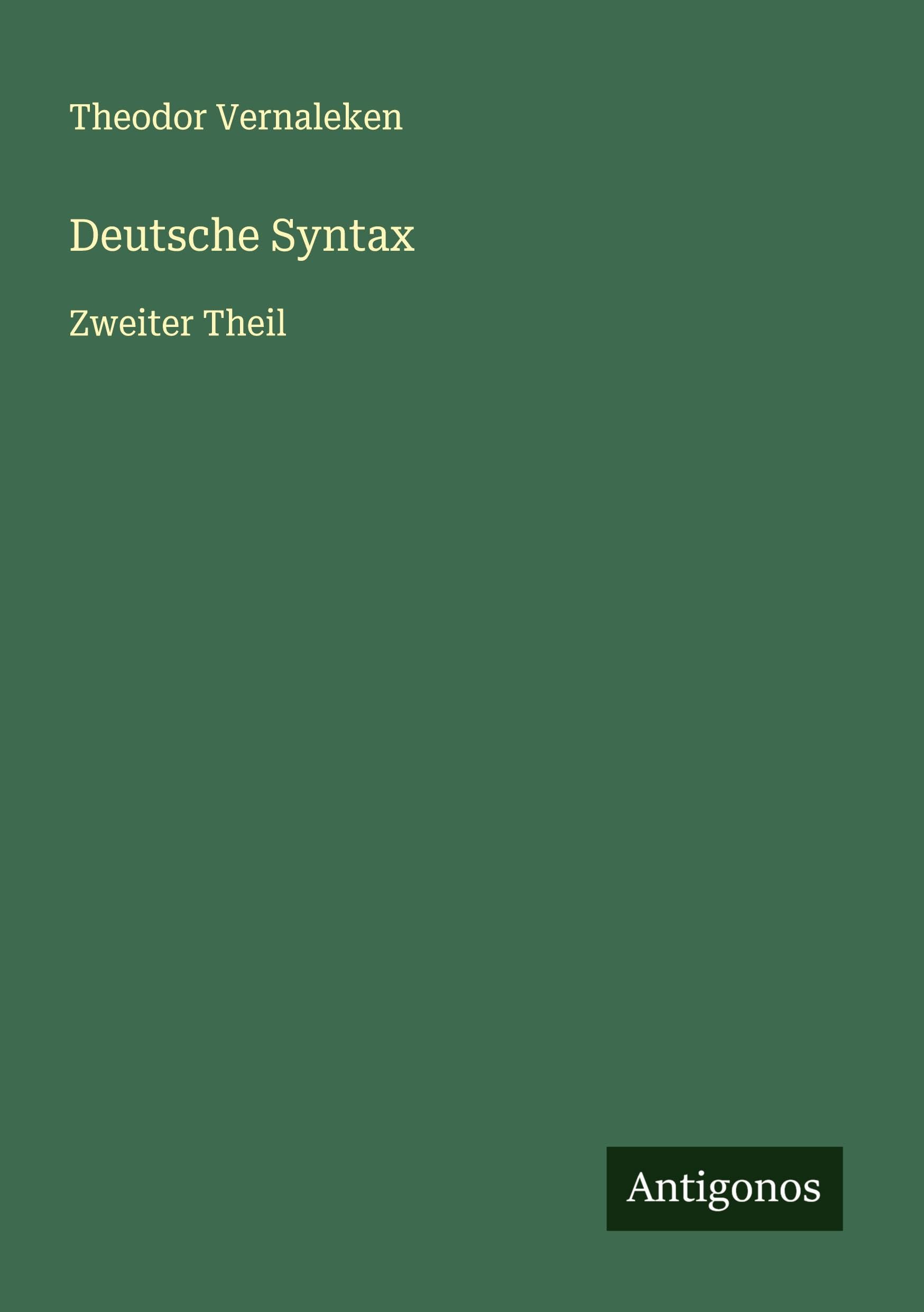 Deutsche Syntax Classics