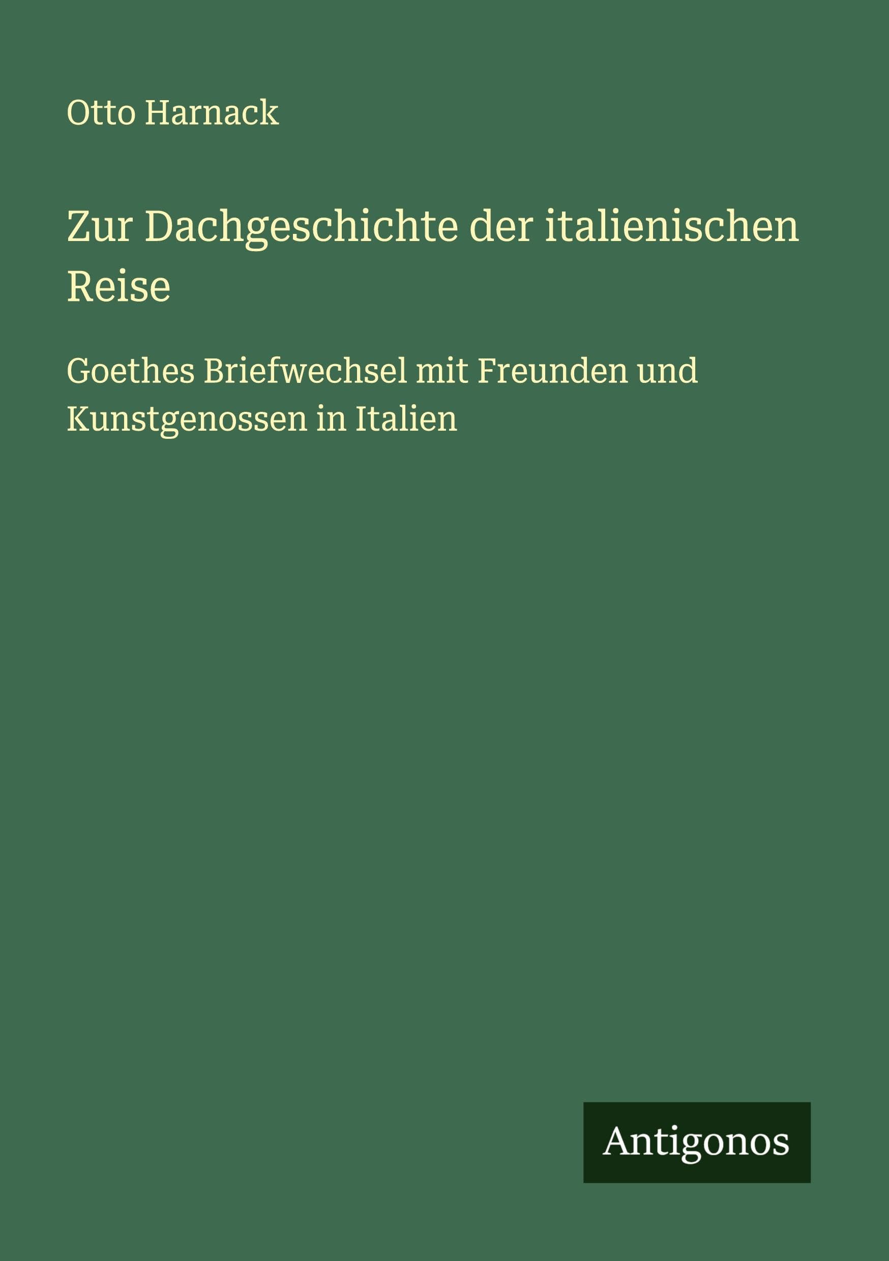 Zur Dachgeschichte der italienischen Reise Classics