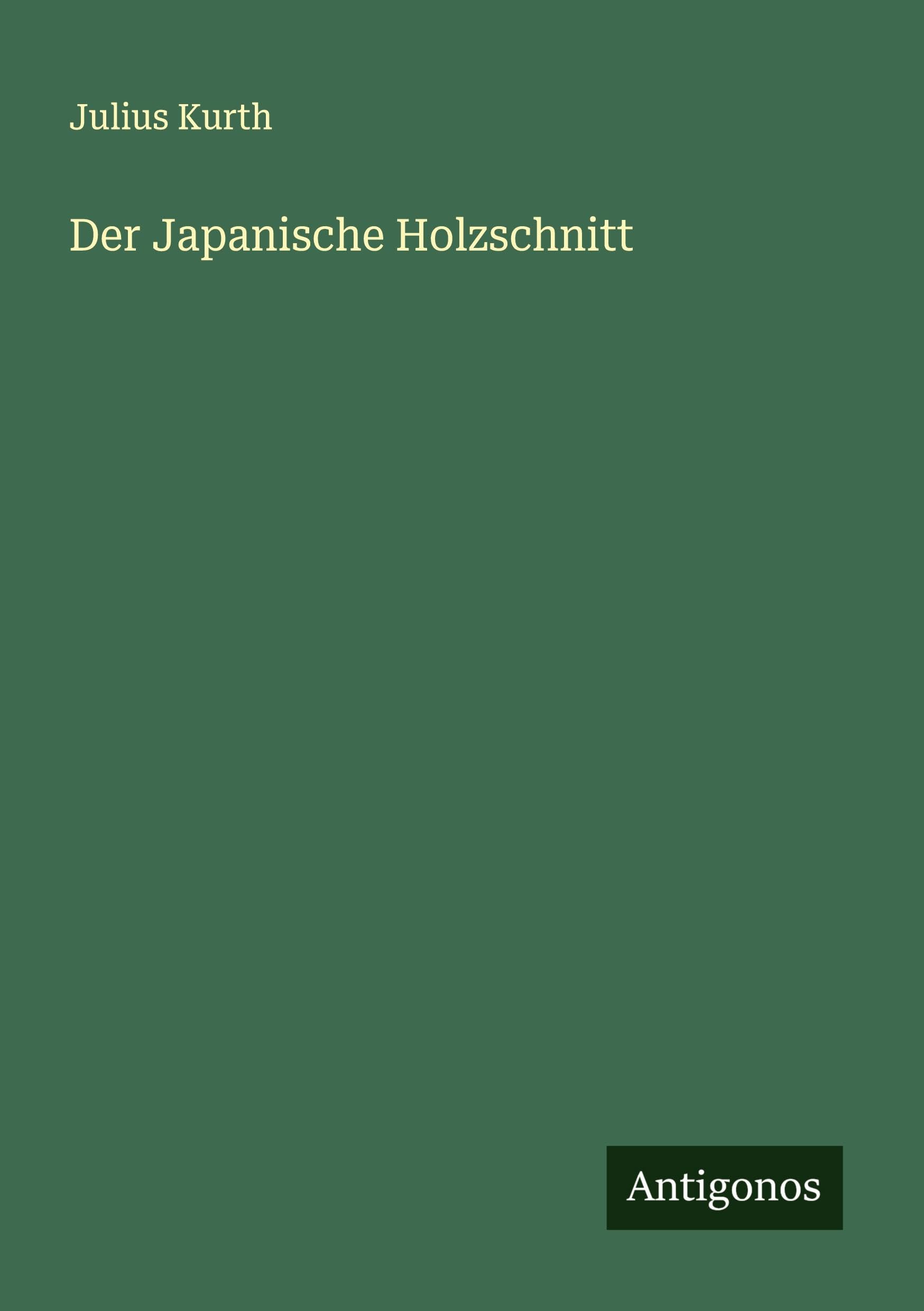 Product Image: Der Japanische Holzschnitt