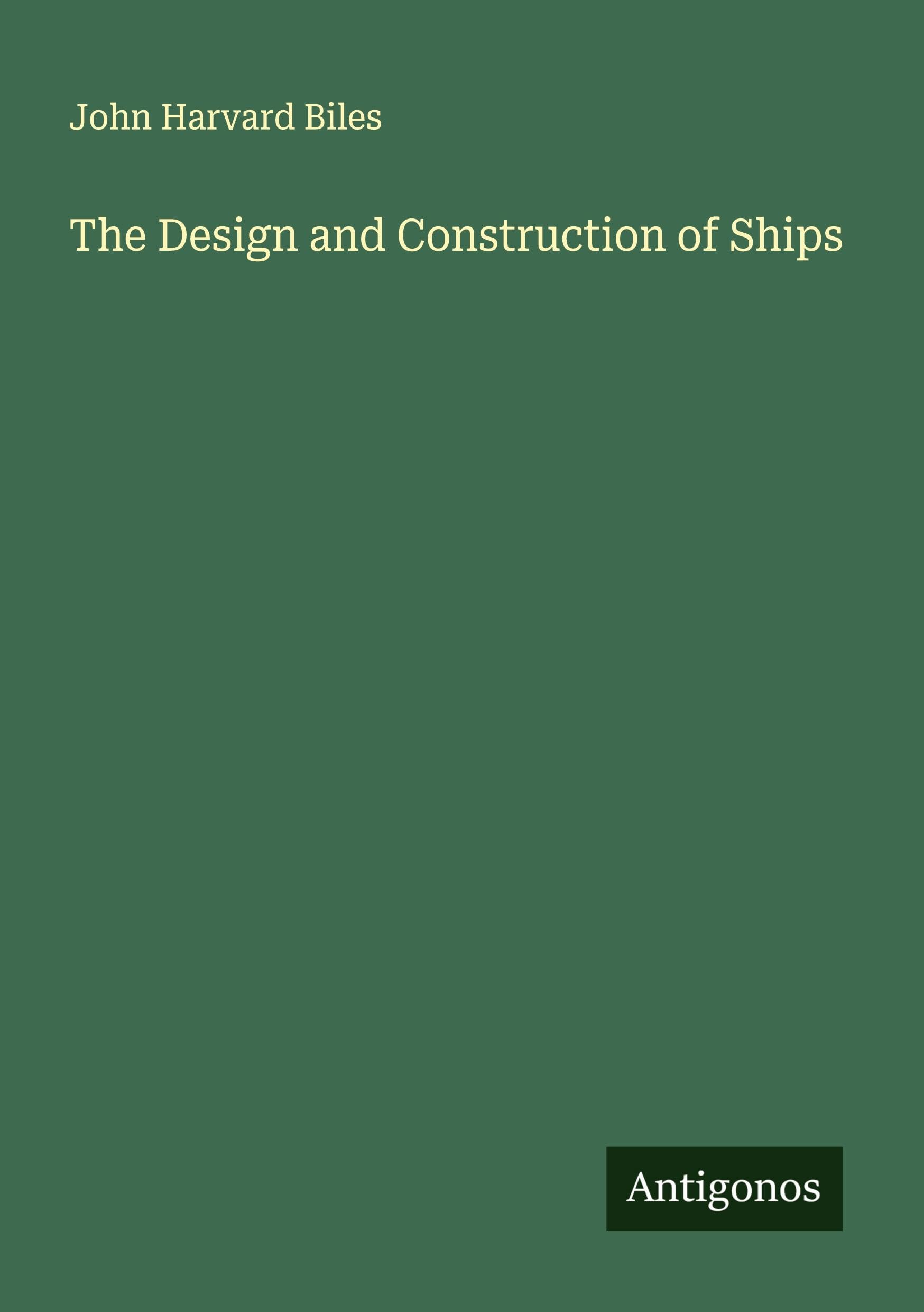 Product Image: The Design and Construction of Ships