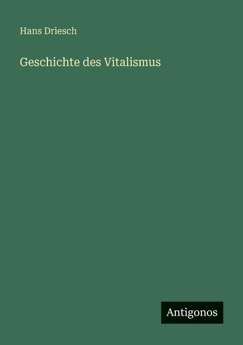 Product Image: Geschichte des Vitalismus