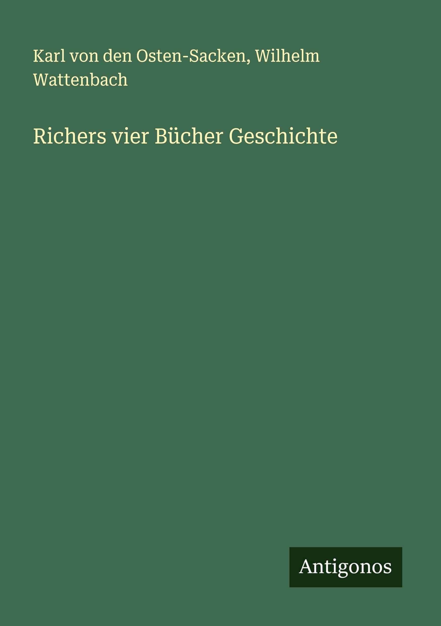 Richers vier Bücher Geschichte Classics
