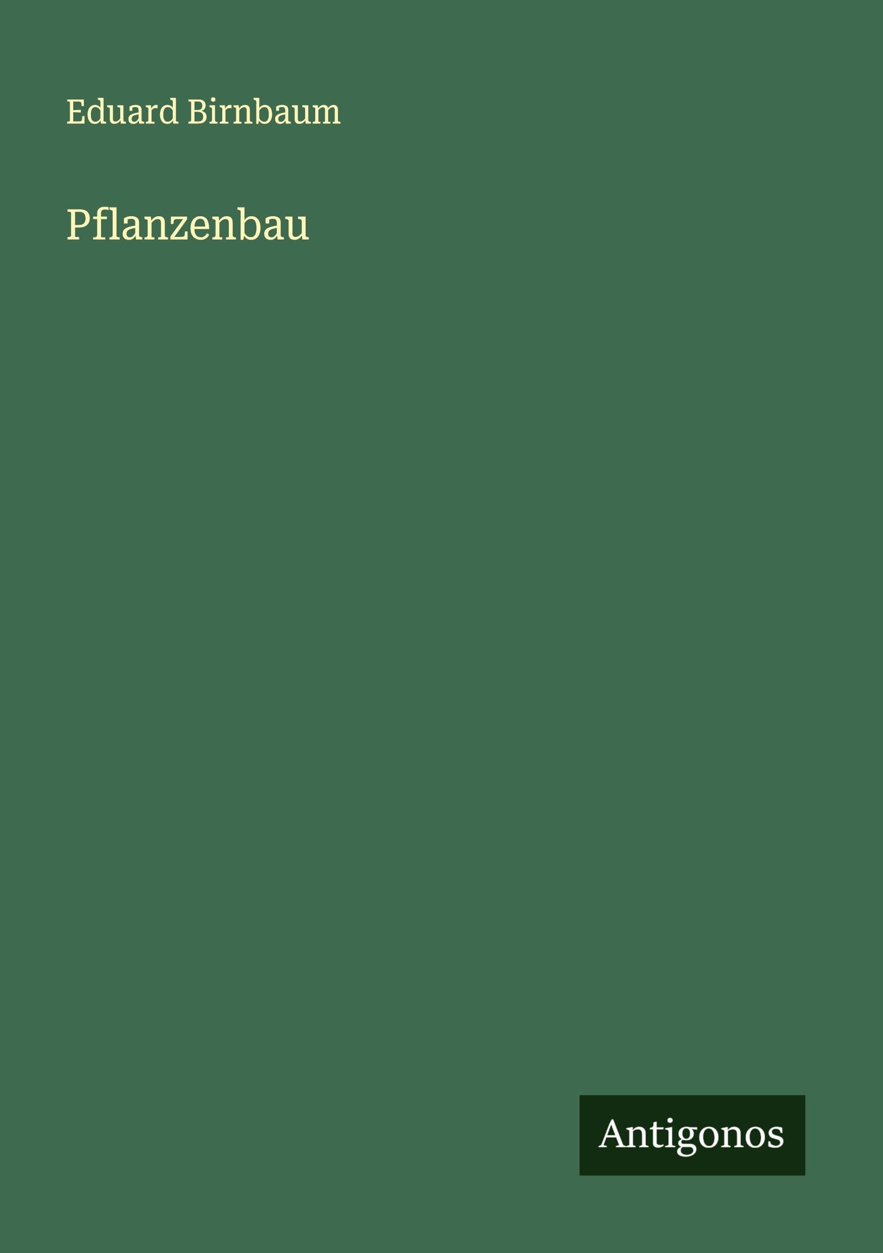 Product Image: Pflanzenbau