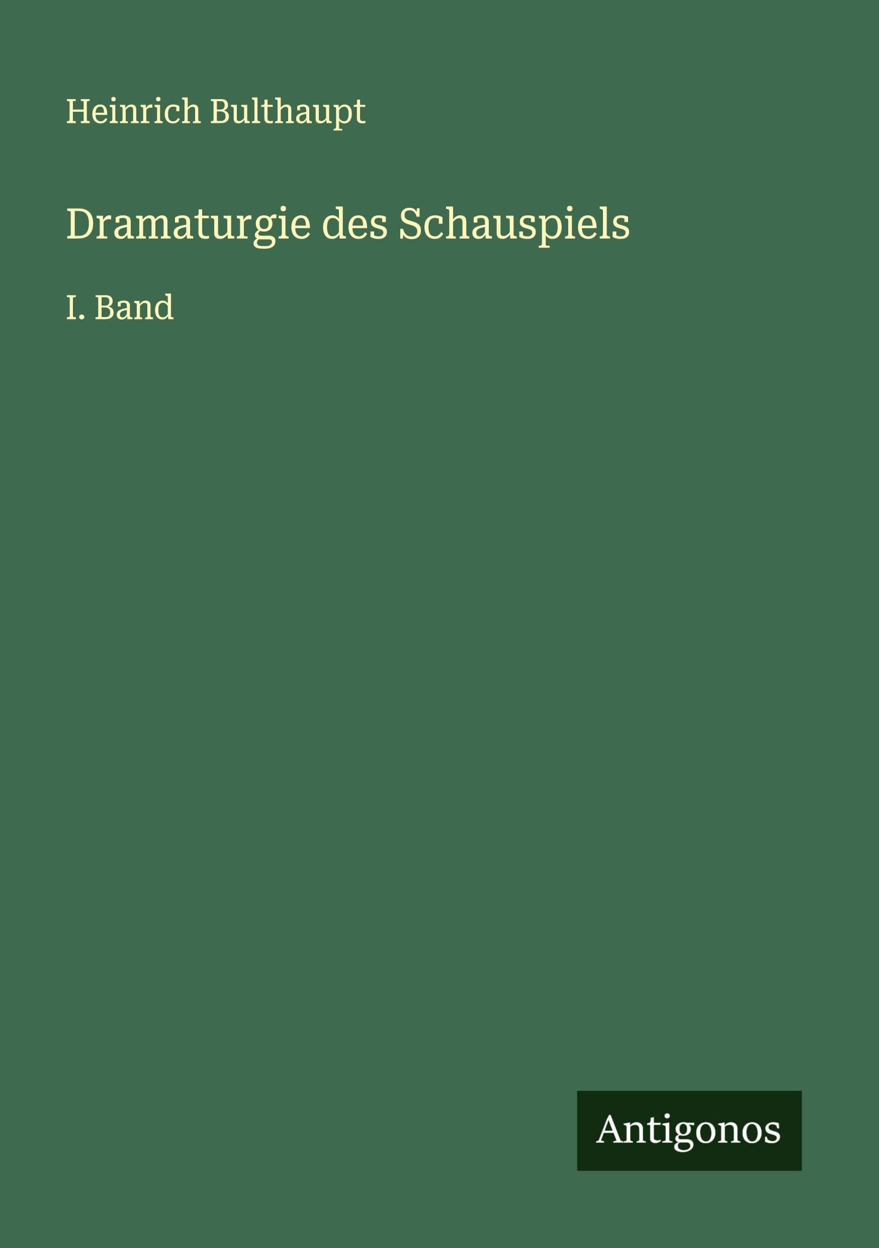 Dramaturgie des Schauspiels Classics