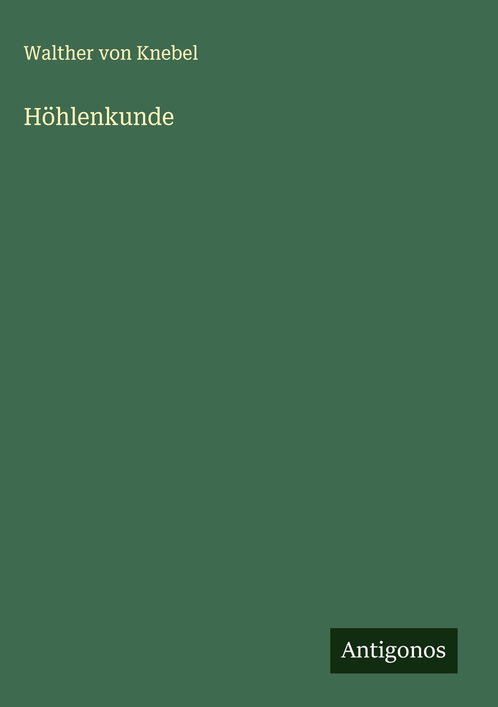 Product Image: Höhlenkunde
