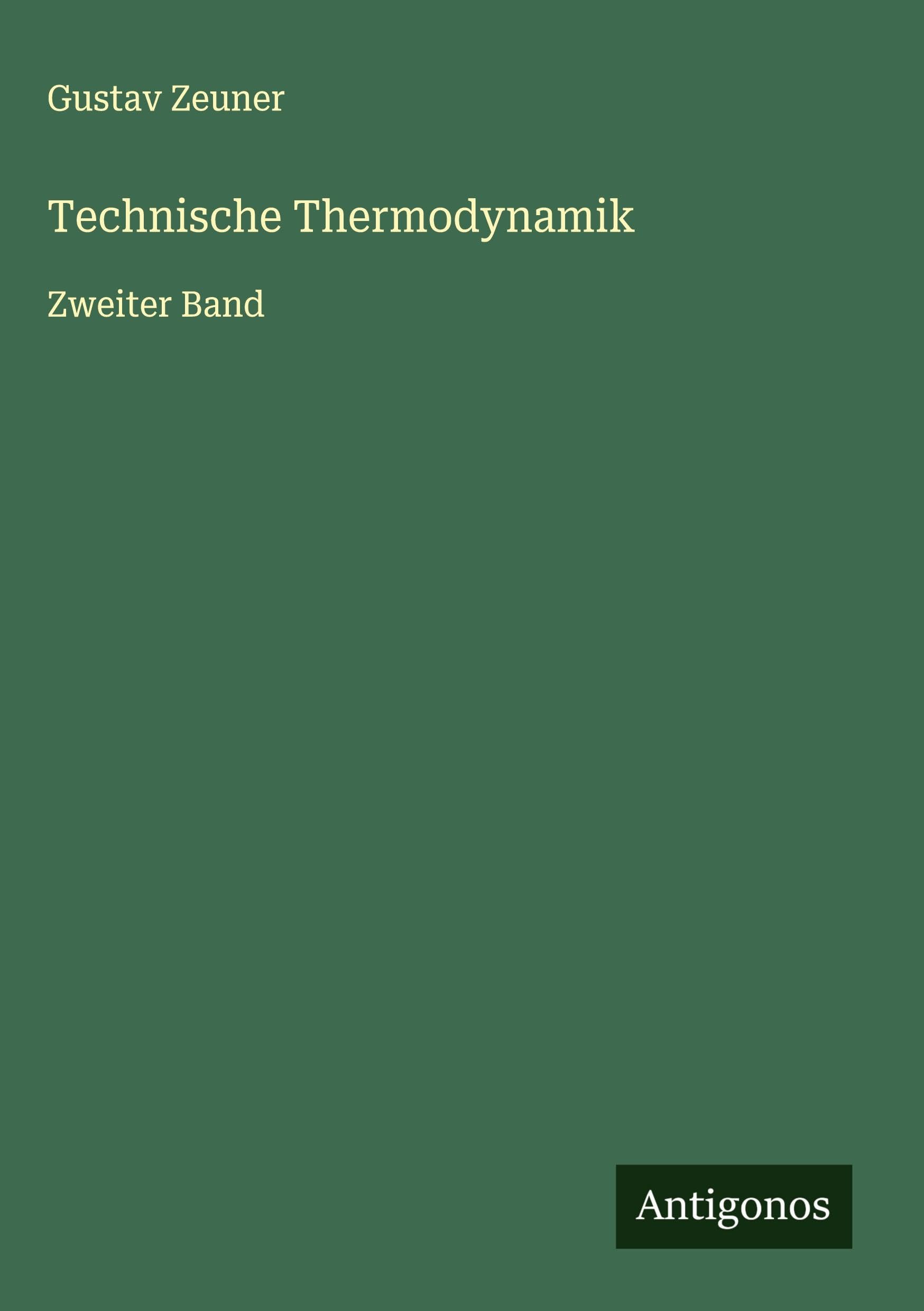 Technische Thermodynamik Classics