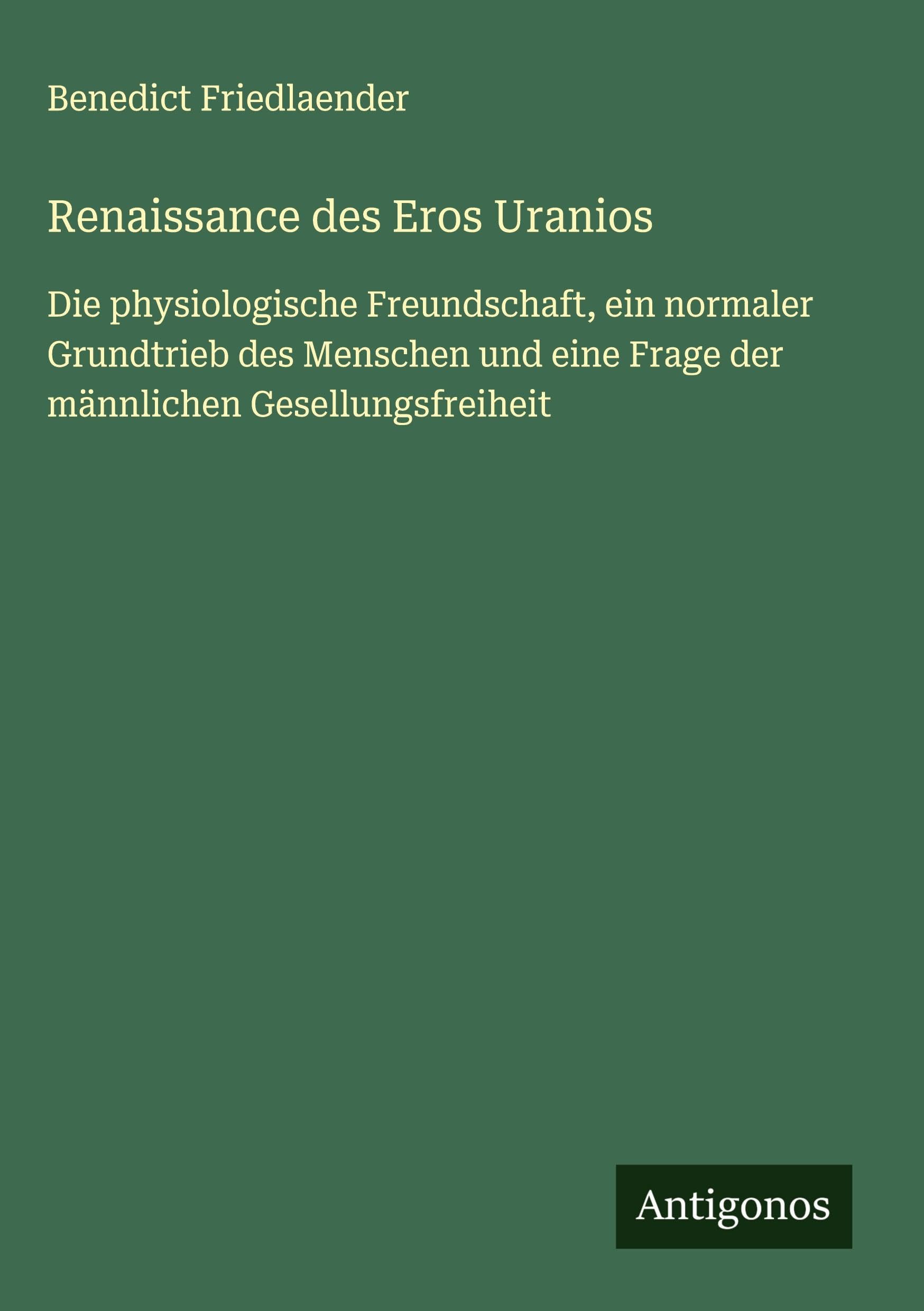 Product Image: Renaissance des Eros Uranios