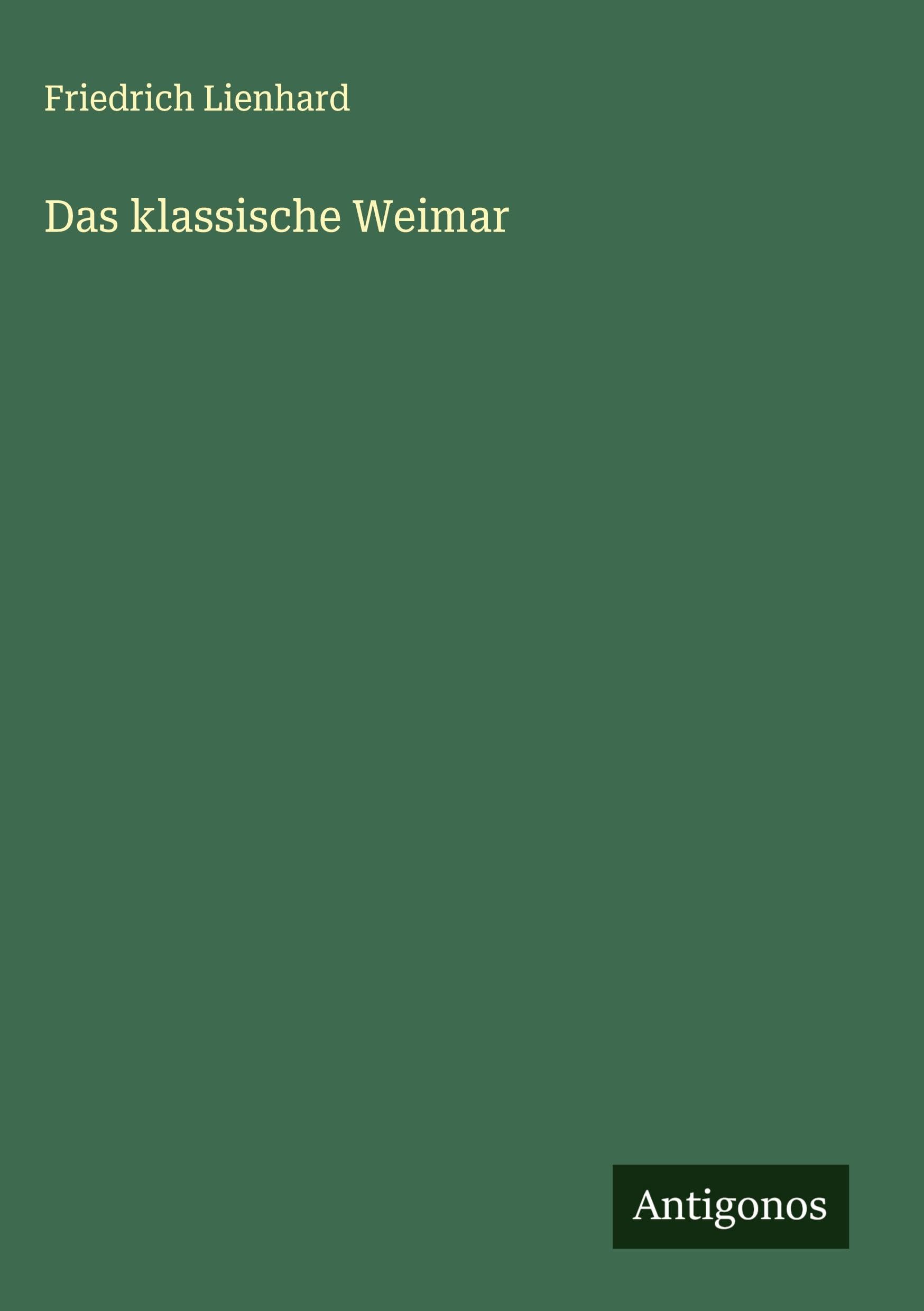 Product Image: Das klassische Weimar