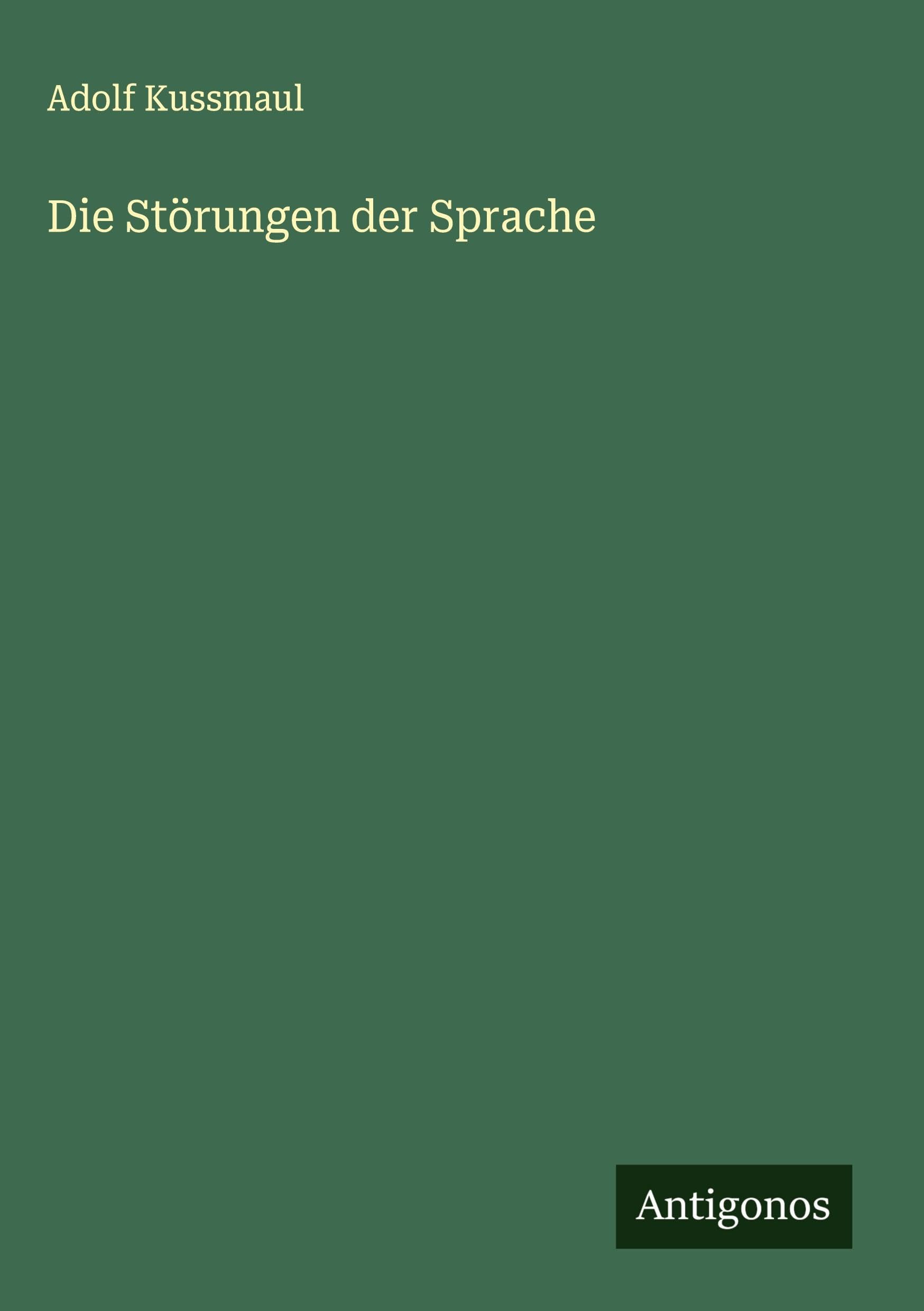 Product Image: Die Störungen der Sprache
