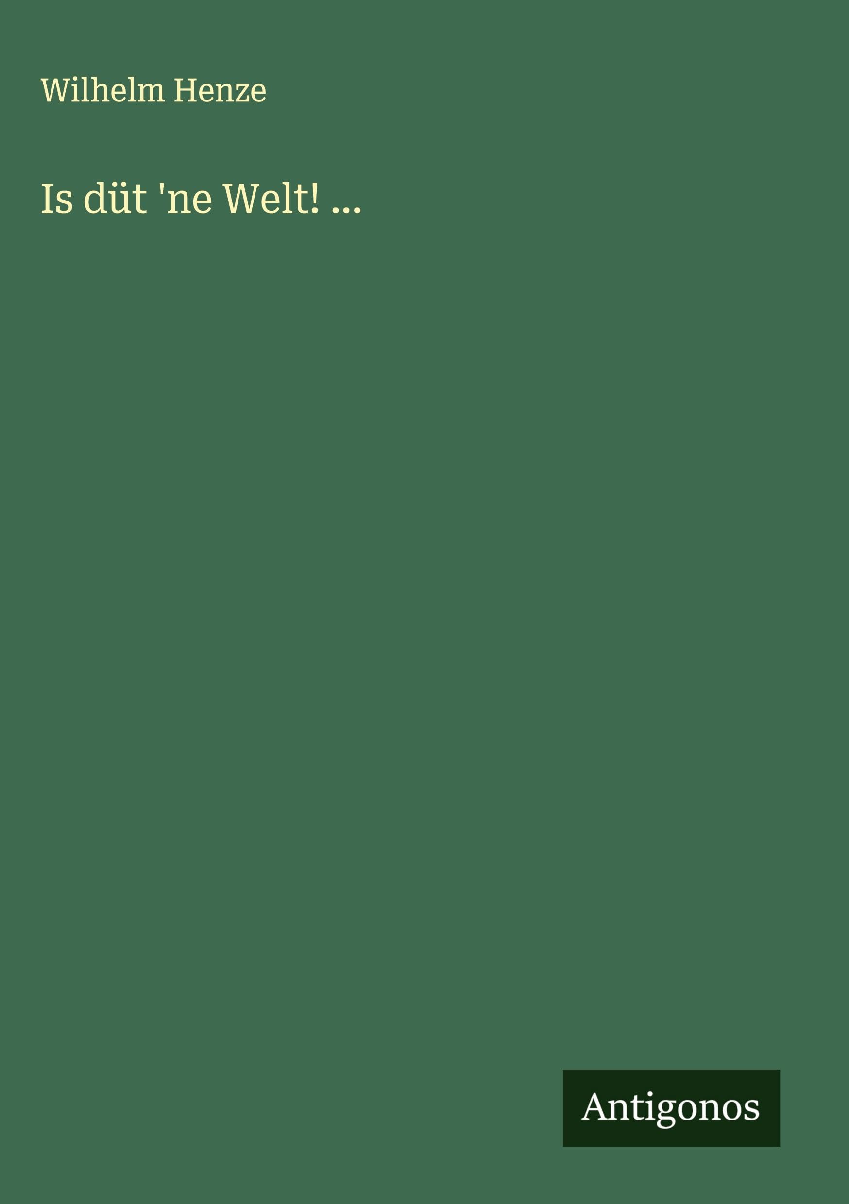 Product Image: Is düt 'ne Welt! ...