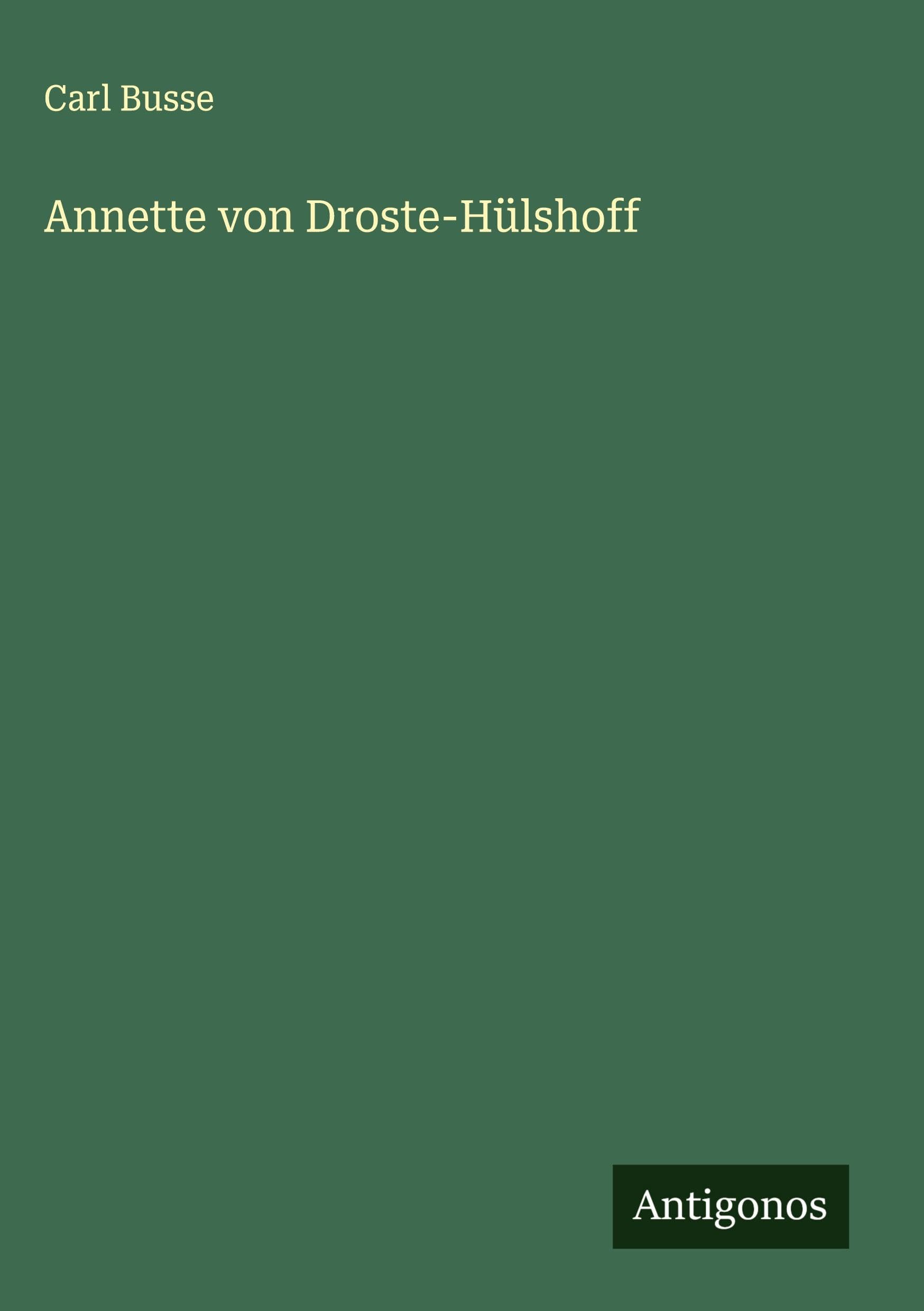 Product Image: Annette von Droste-Hülshoff