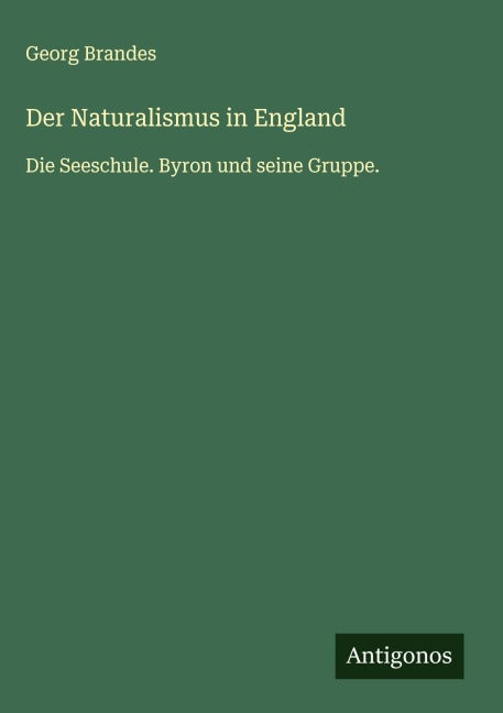 Der Naturalismus in England Classics