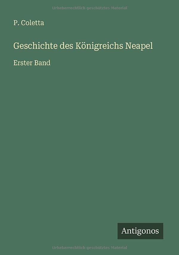 Geschichte des Königreichs Neapel Classics