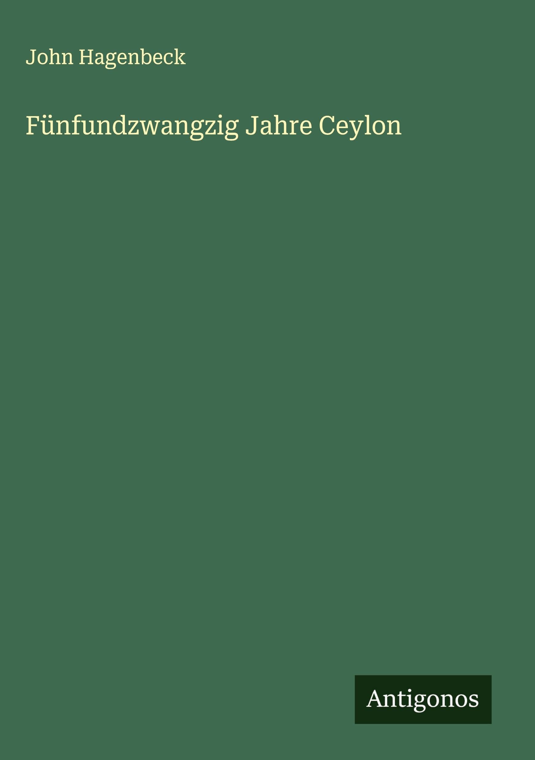 Product Image: Fünfundzwangzig Jahre Ceylon