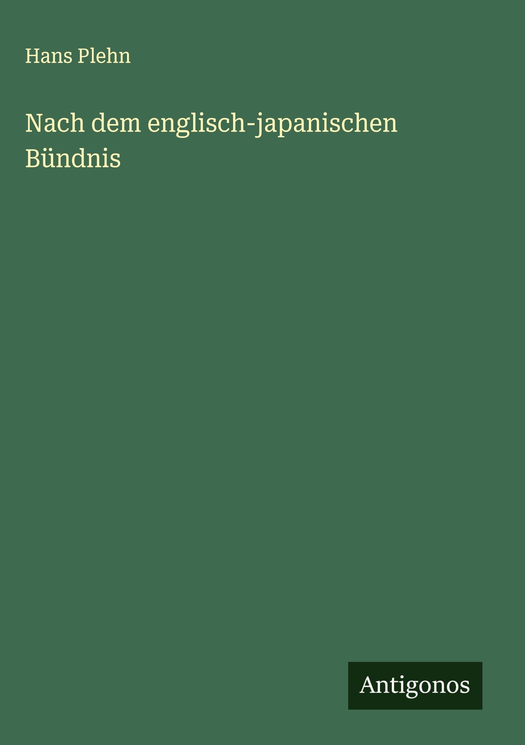 Nach dem englisch-japanischen Bündnis Classics