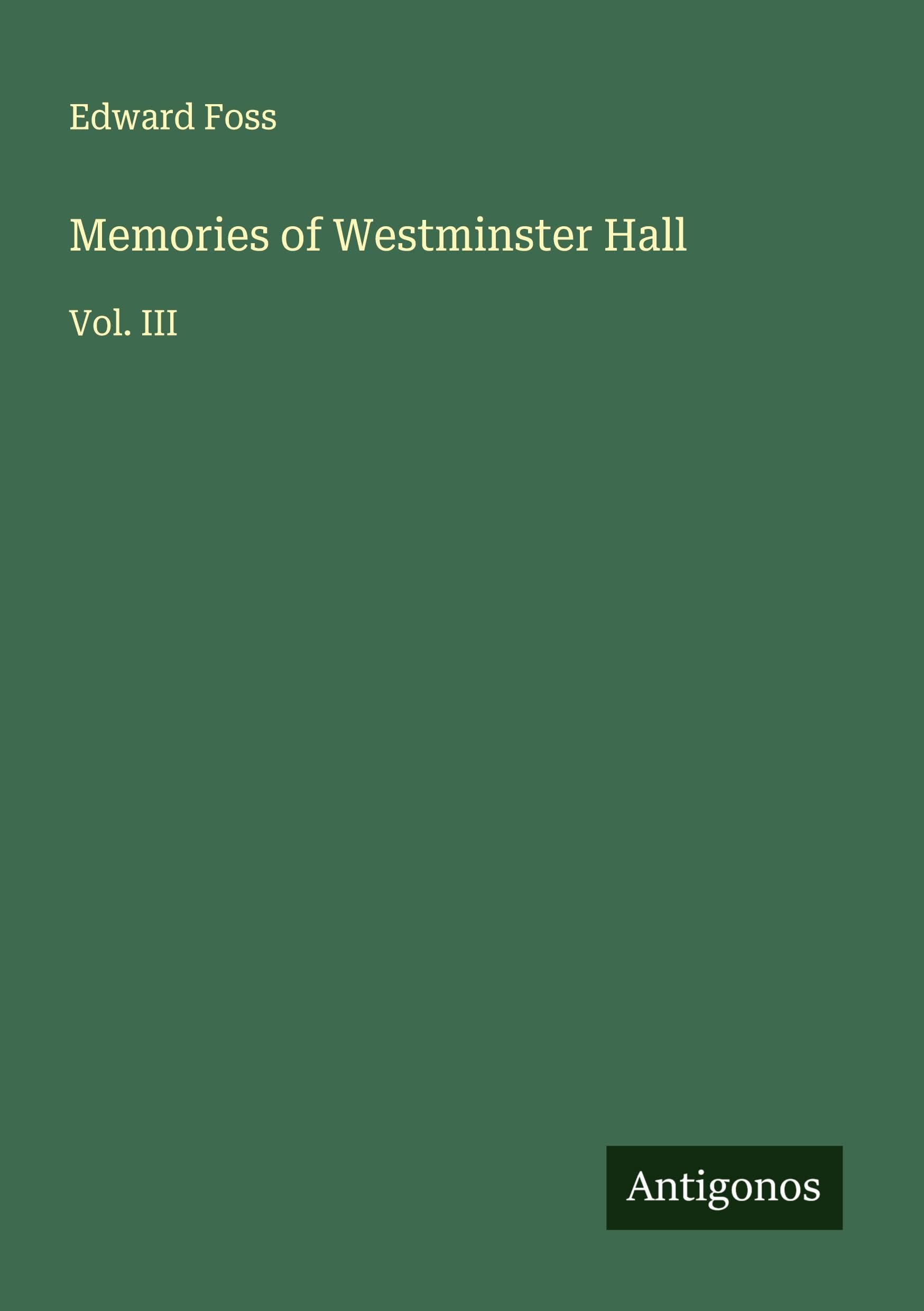 Memories of Westminster Hall Classics