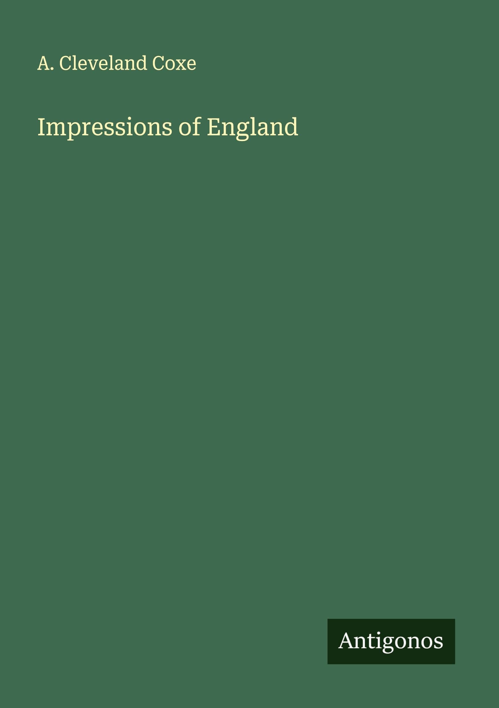 Impressions of England Classics