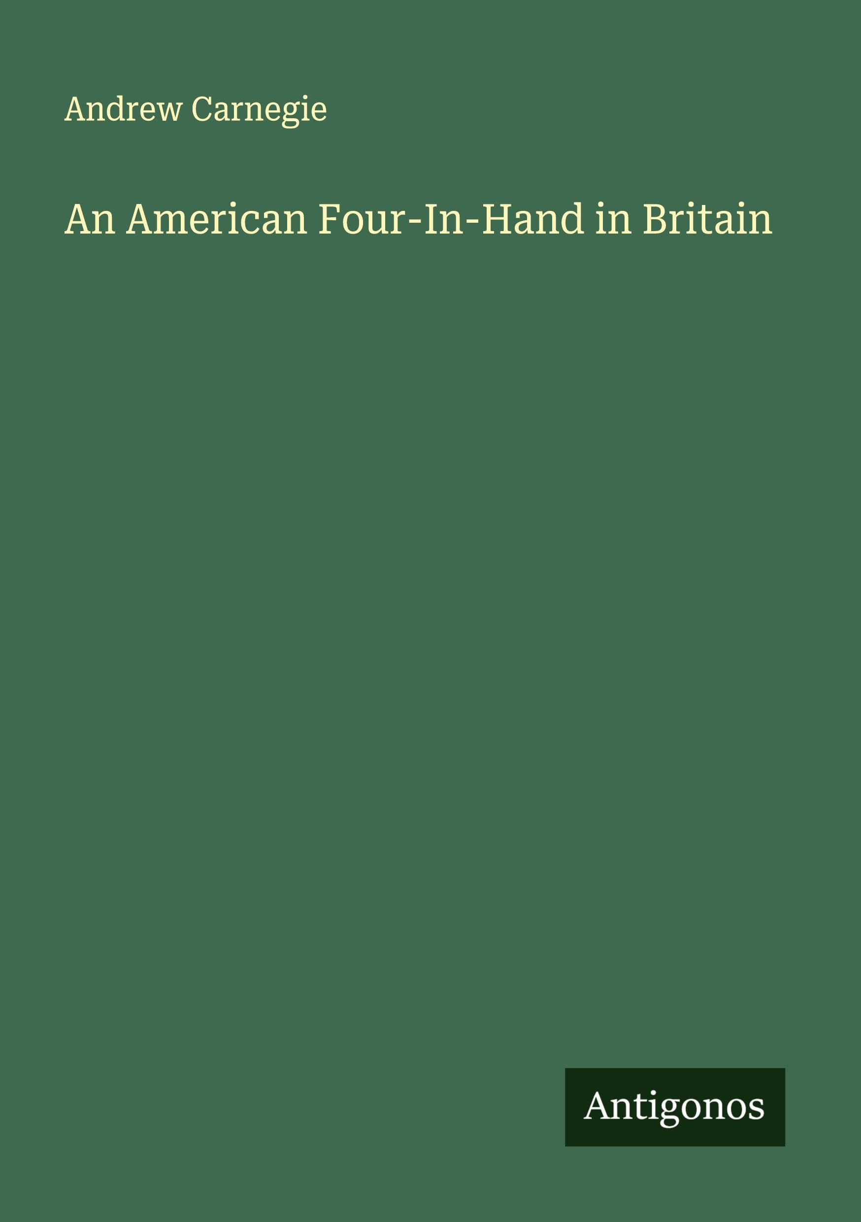 An American Four-In-Hand in Britain Classics