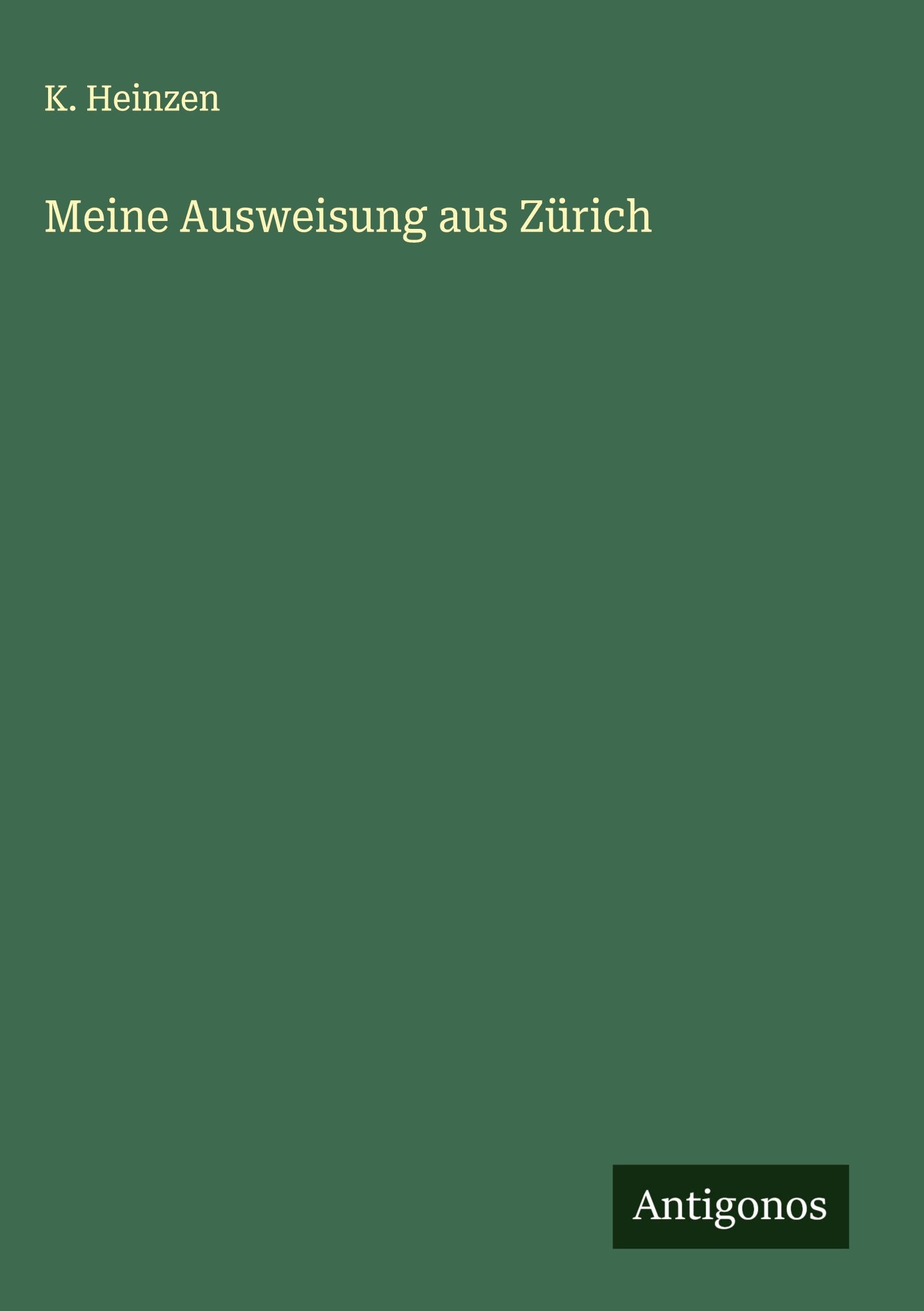 Meine Ausweisung aus Zürich Classics