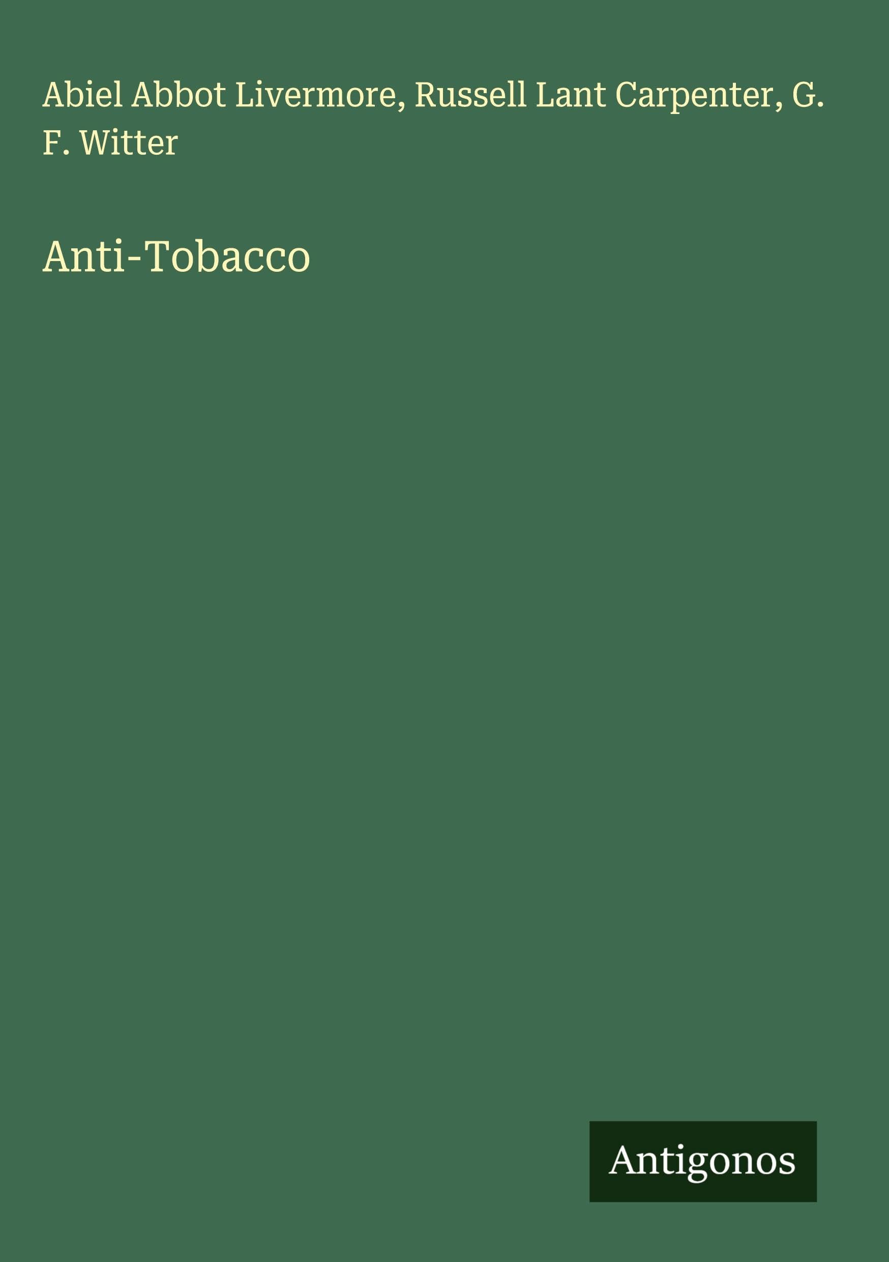 Anti-Tobacco Classics