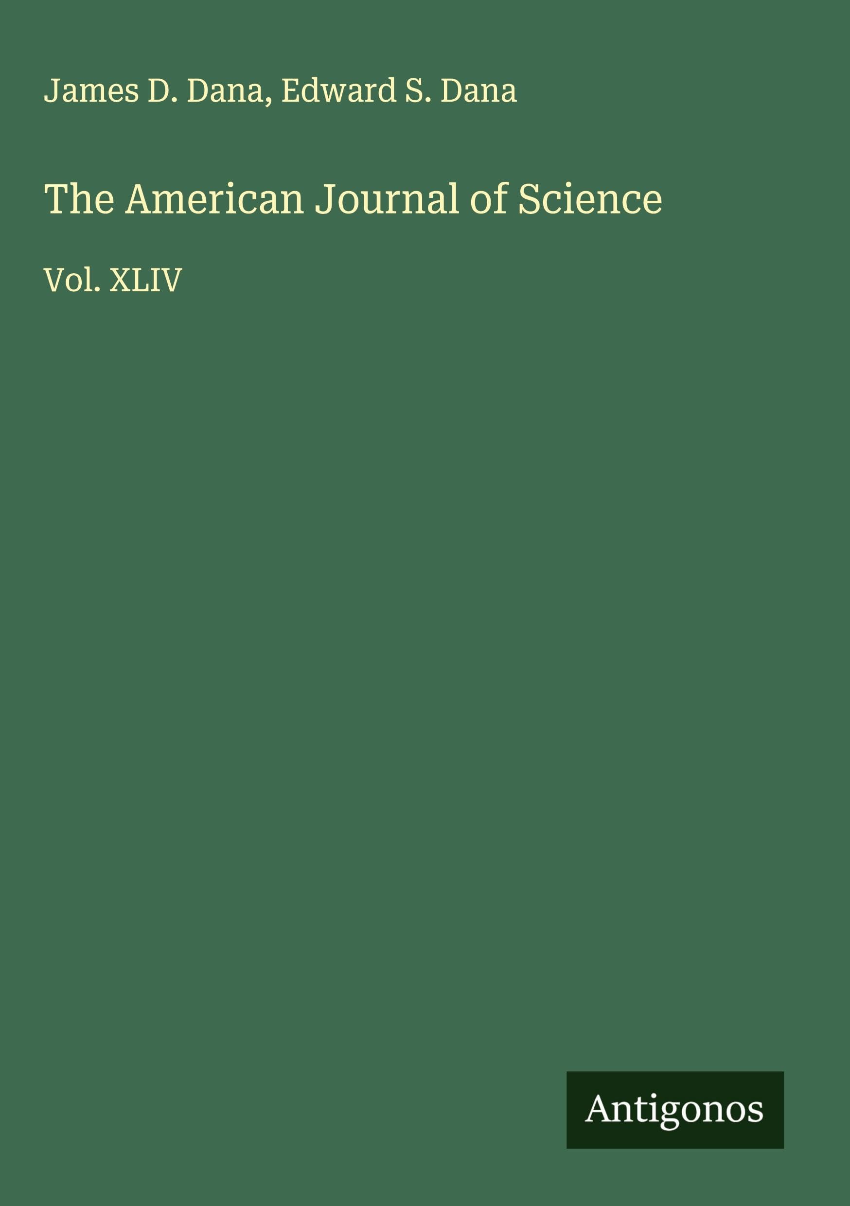 The American Journal of Science Classics