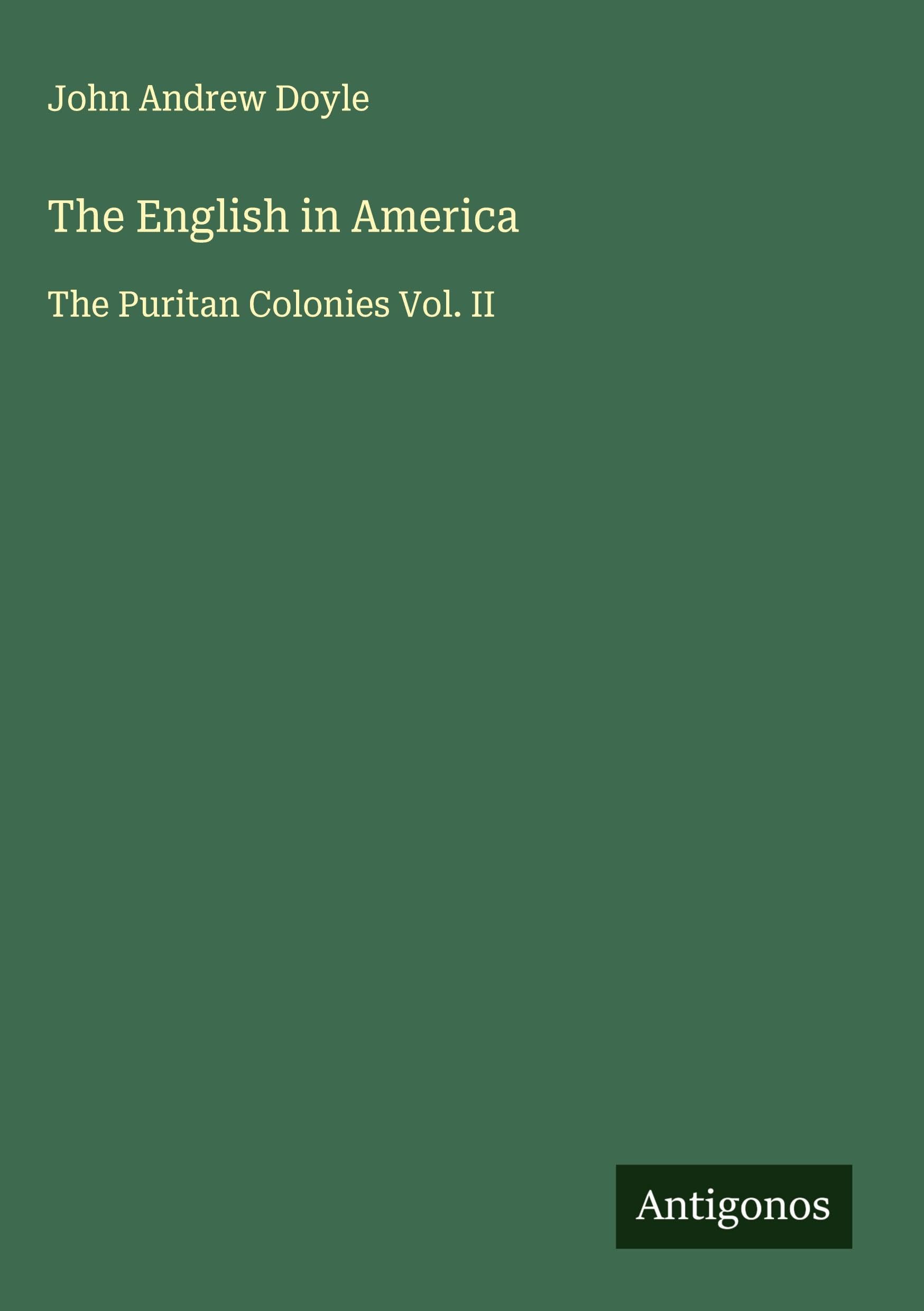 The English in America Classics