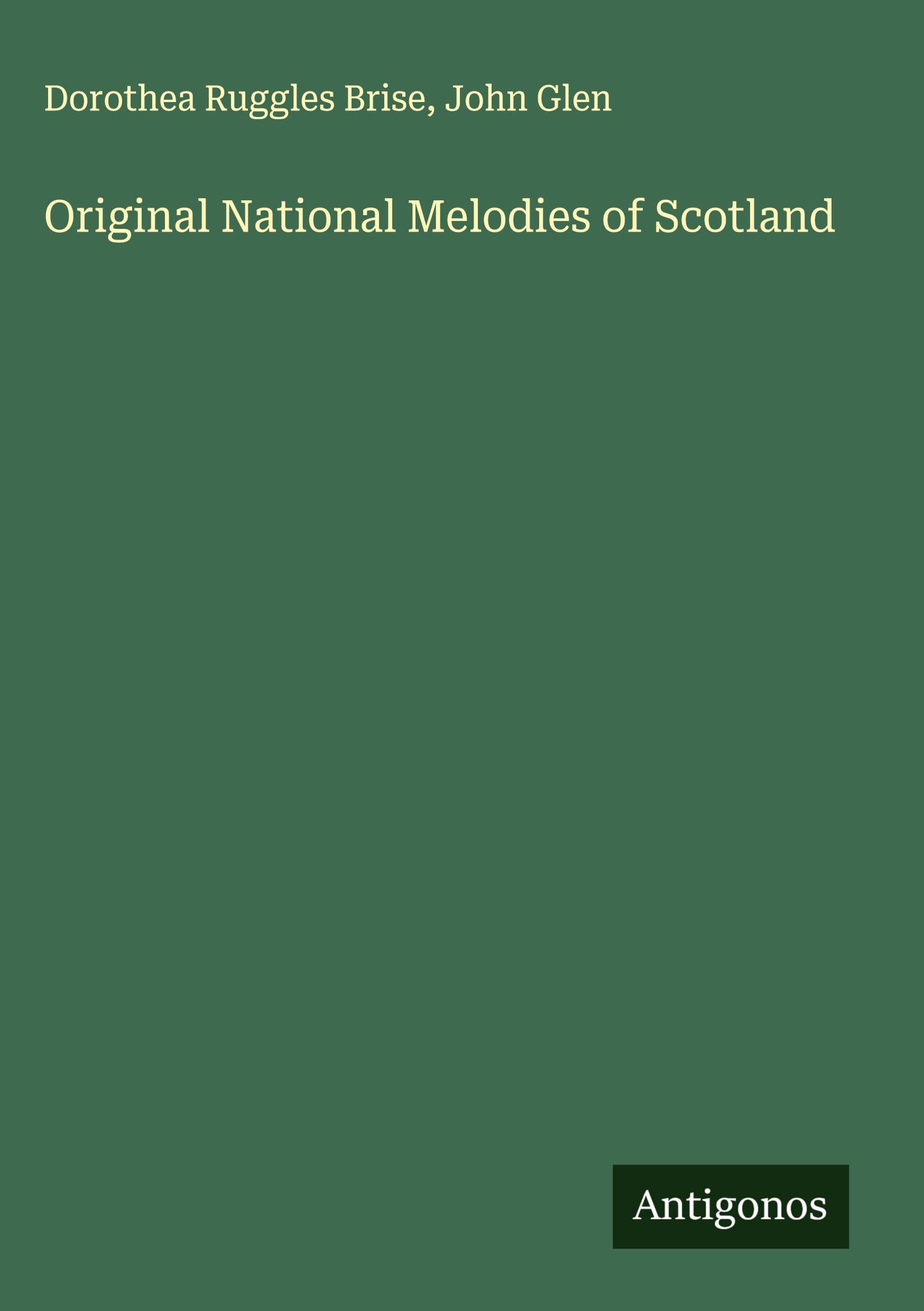 Original National Melodies of Scotland Classics