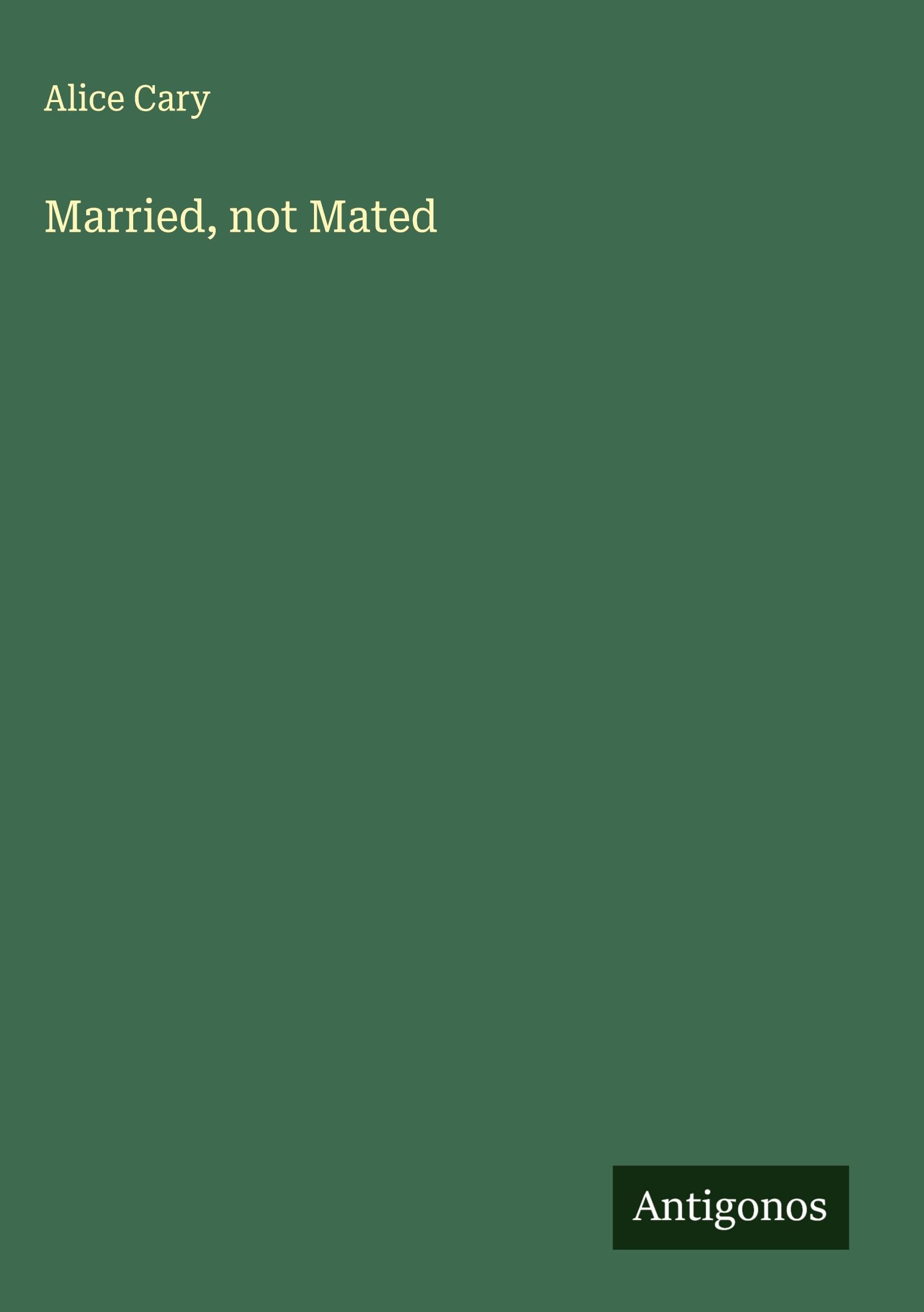 Married, not Mated Classics