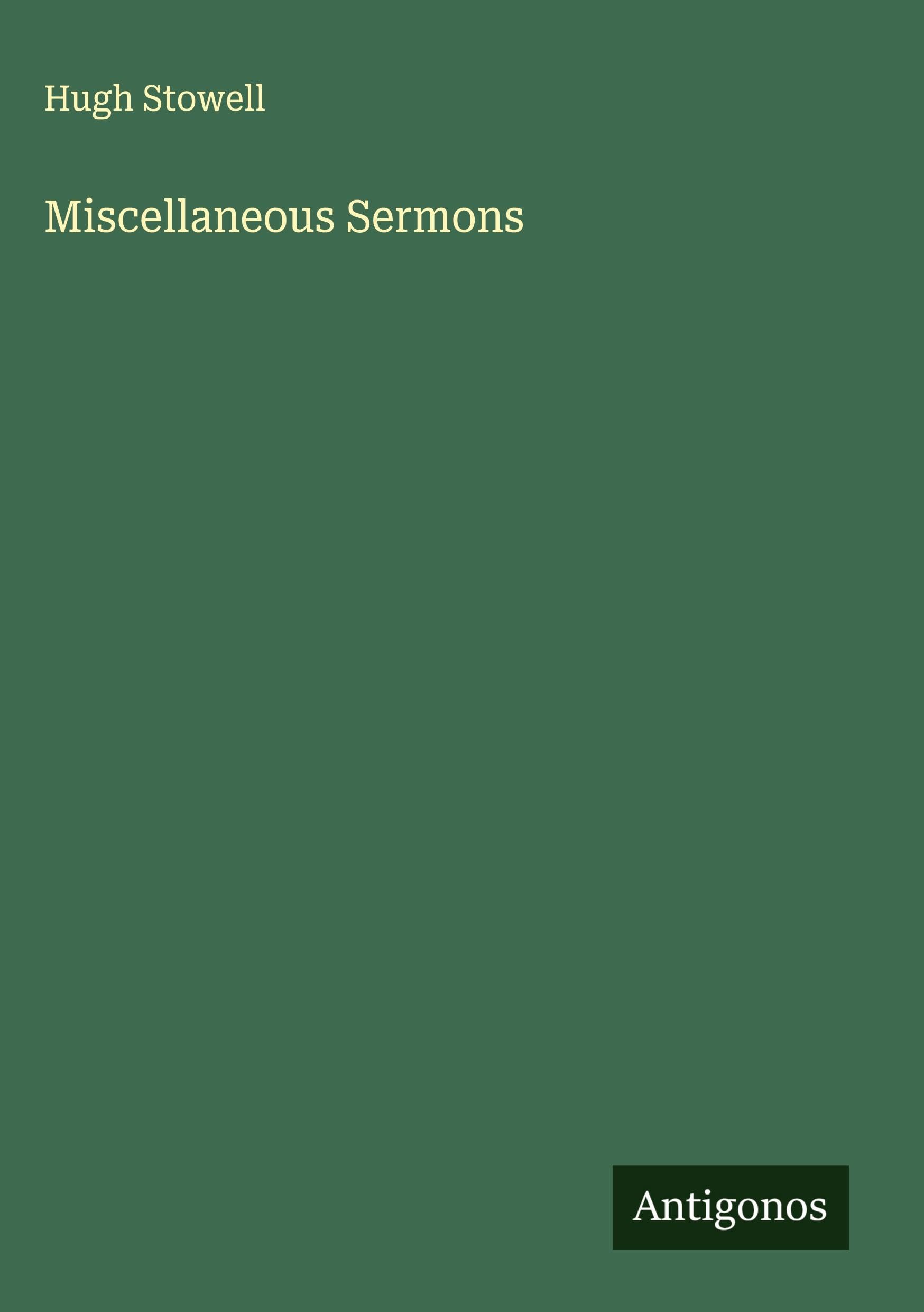 Miscellaneous Sermons Classics