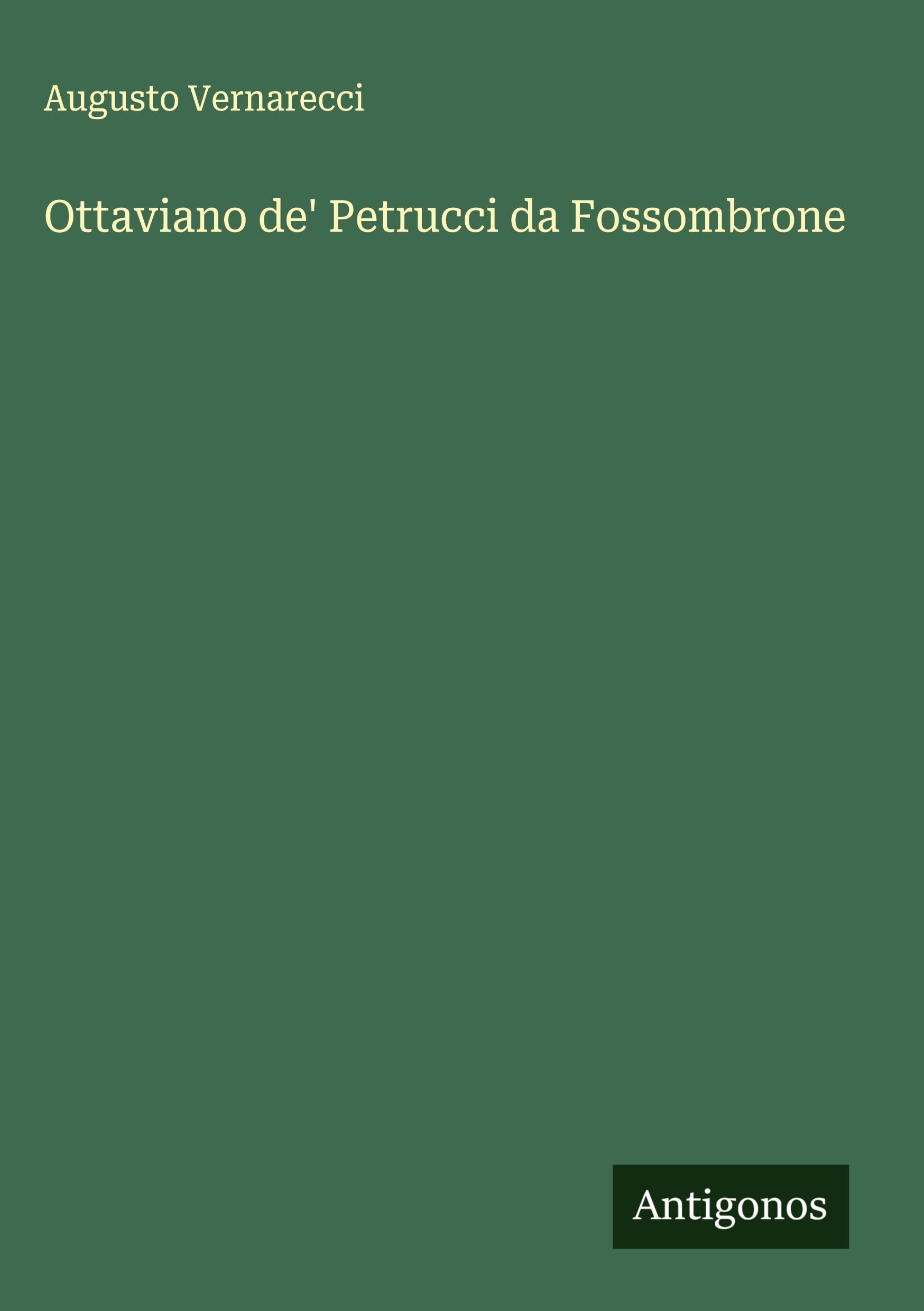 Ottaviano de' Petrucci da Fossombrone Classics