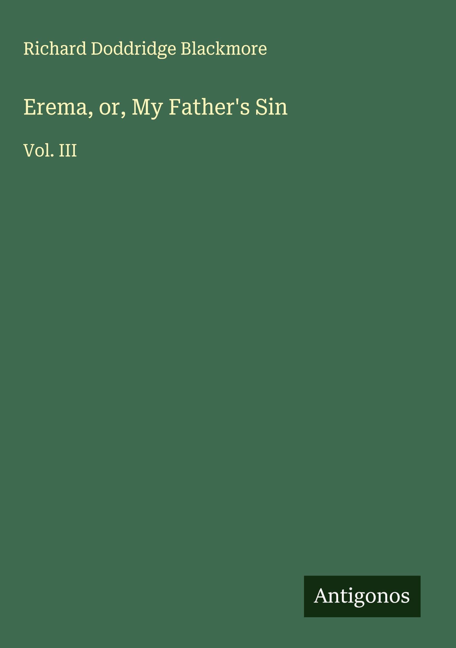 Product Image: Erema, or, My Father's Sin