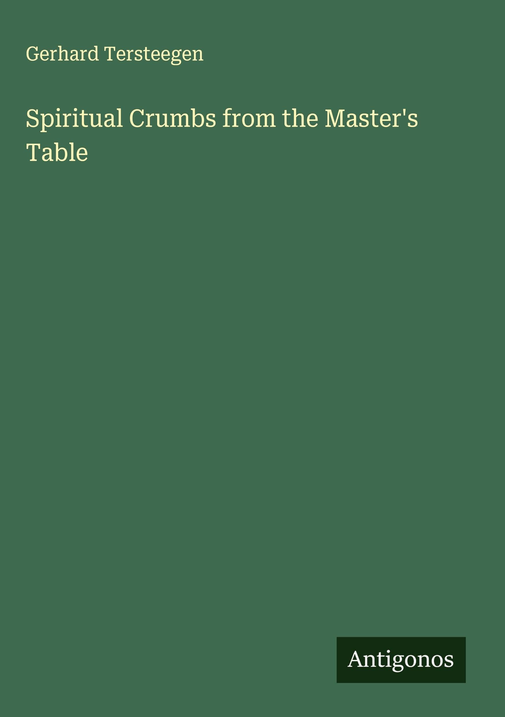 Product Image: Spiritual Crumbs from the Master's Table
