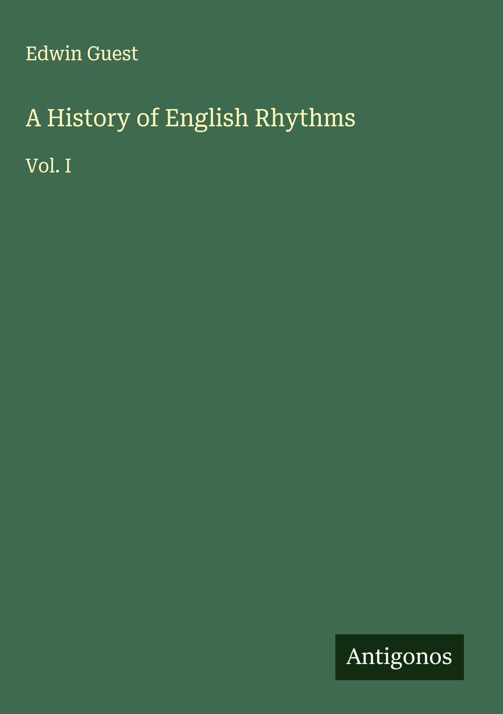 A History of English Rhythms Classics