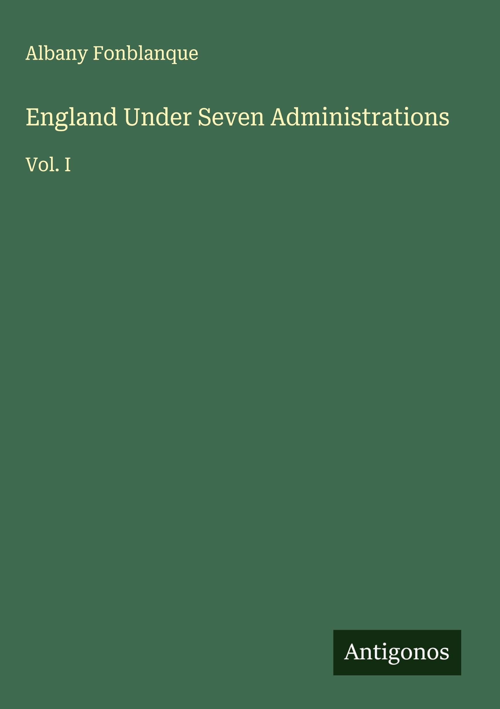 Product Image: England Under Seven Administrations