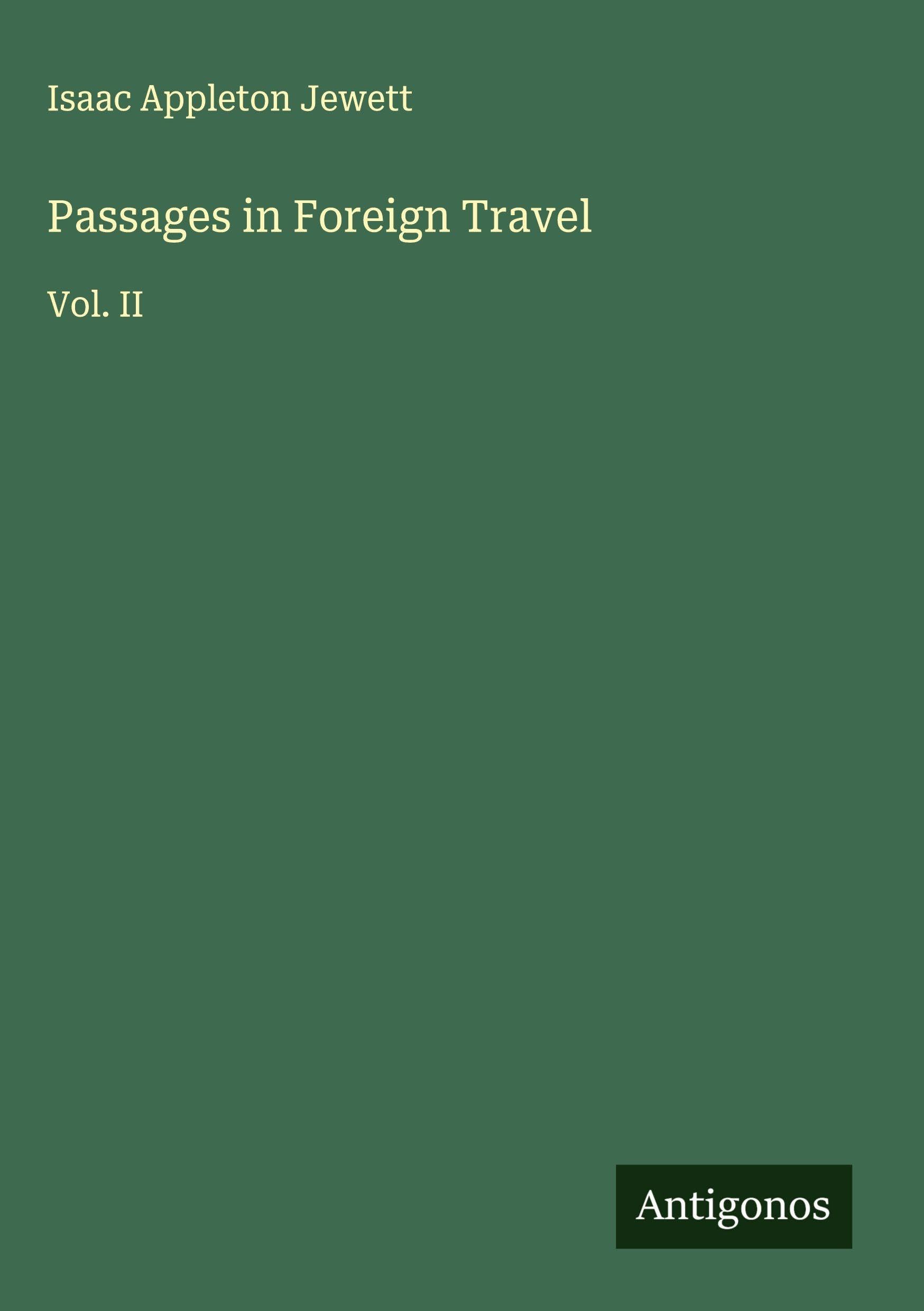 Passages in Foreign Travel Classics