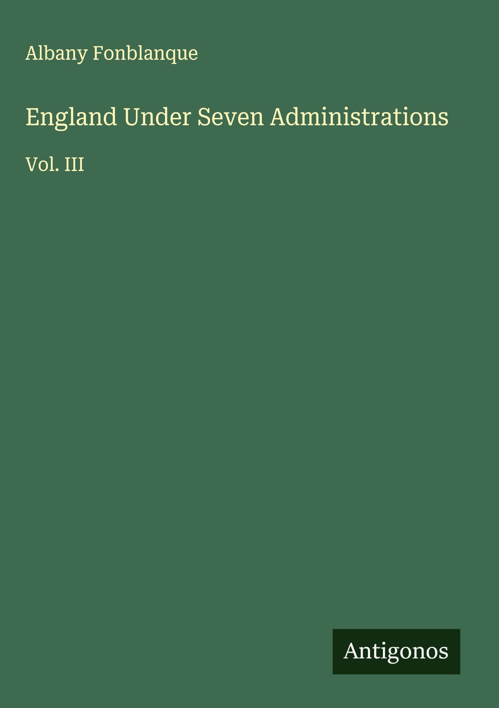 Product Image: England Under Seven Administrations