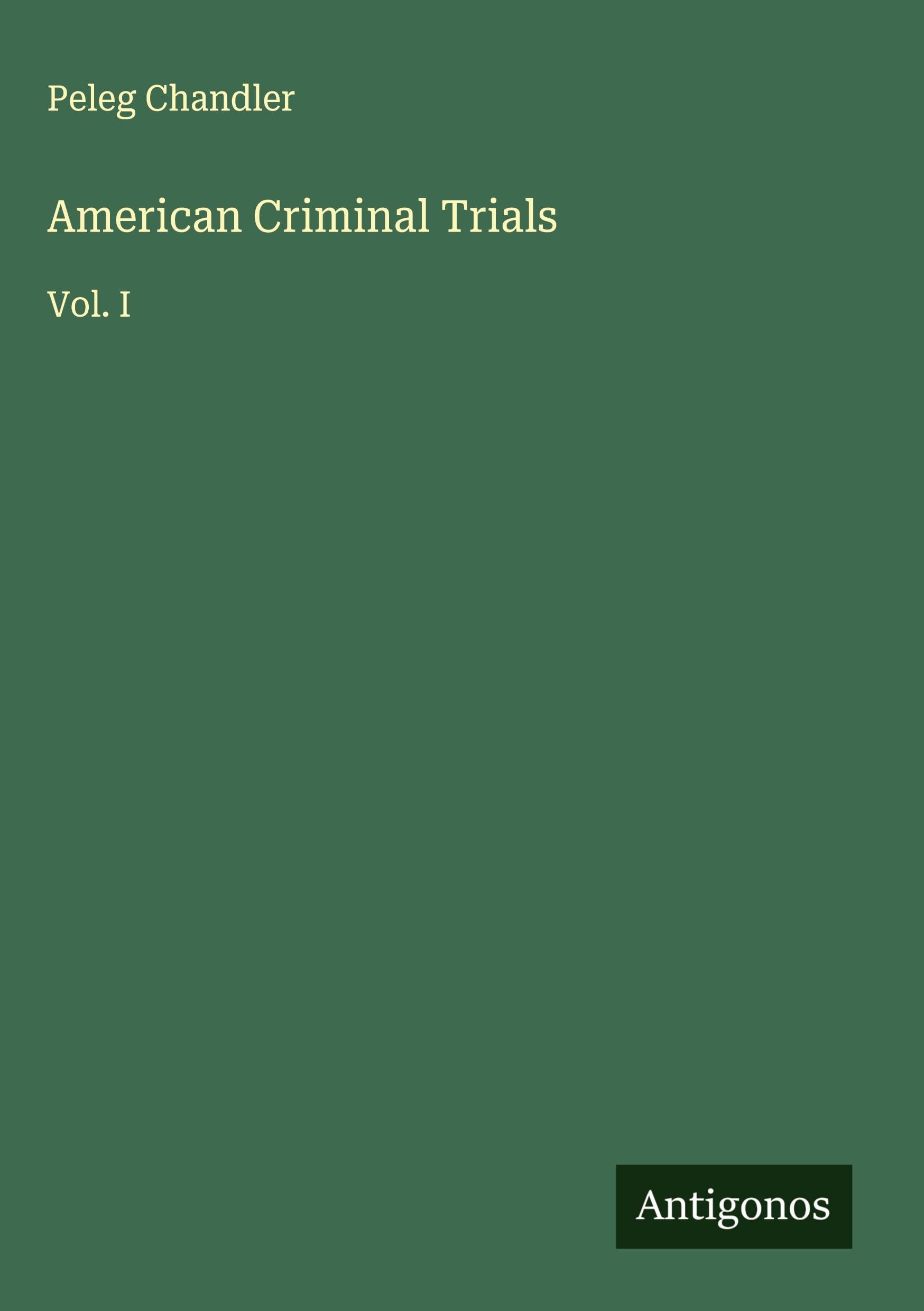 Product Image: American Criminal Trials
