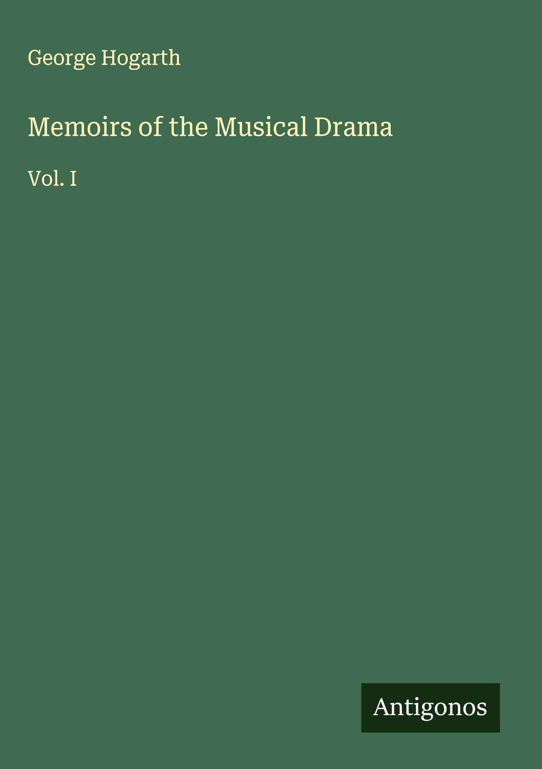 Memoirs of the Musical Drama Classics