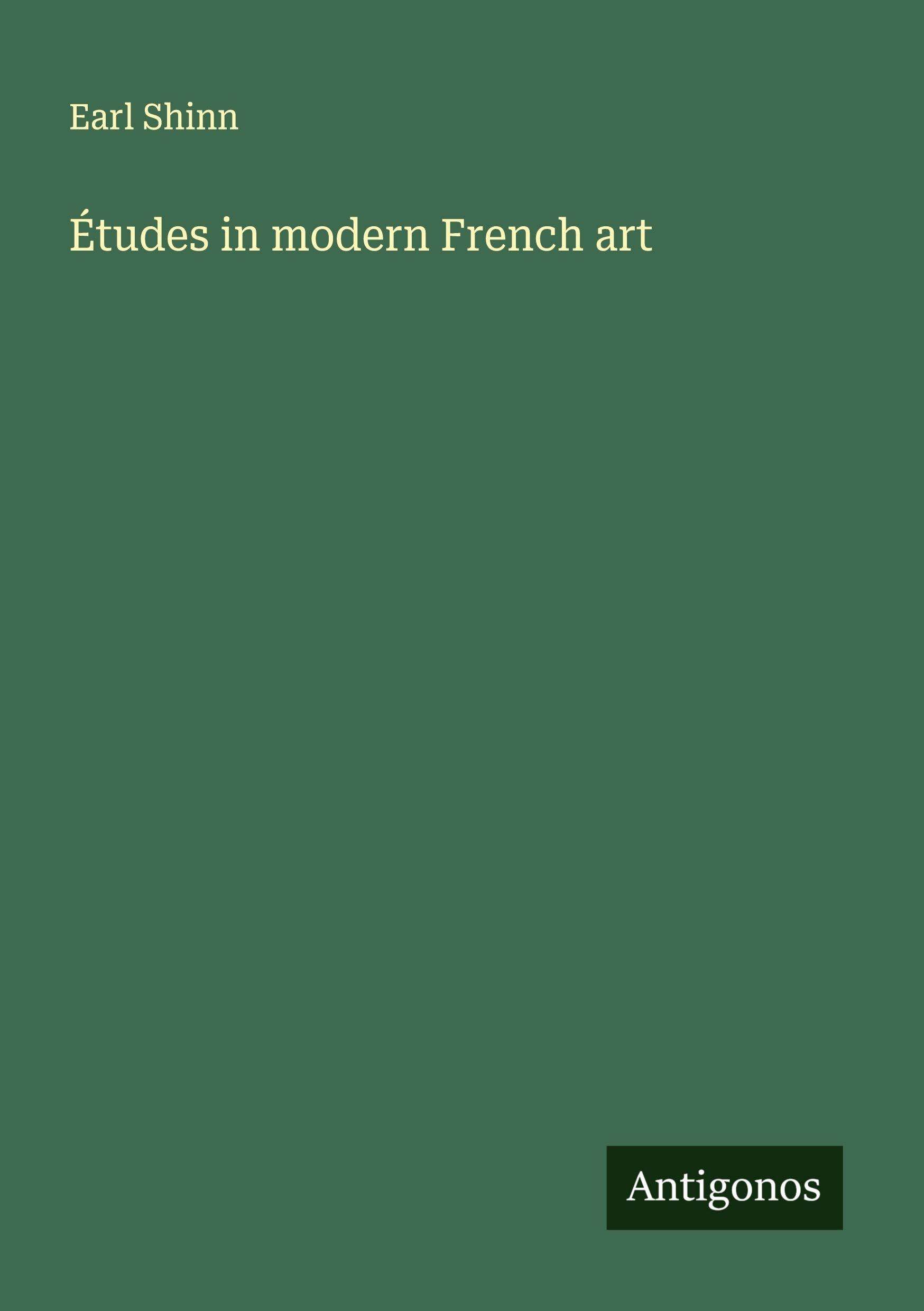Études in modern French art Classics