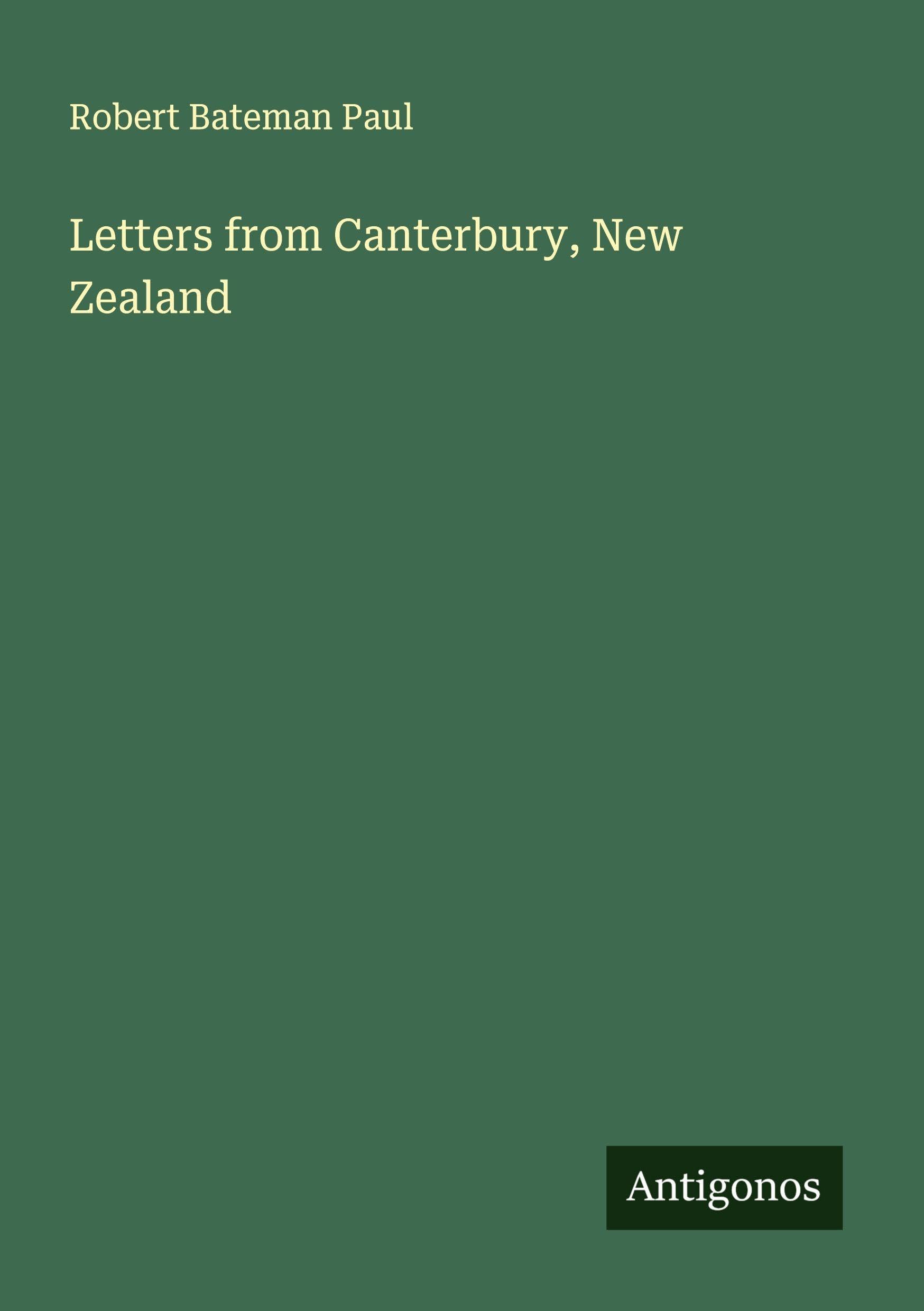 Letters from Canterbury, New Zealand Classics