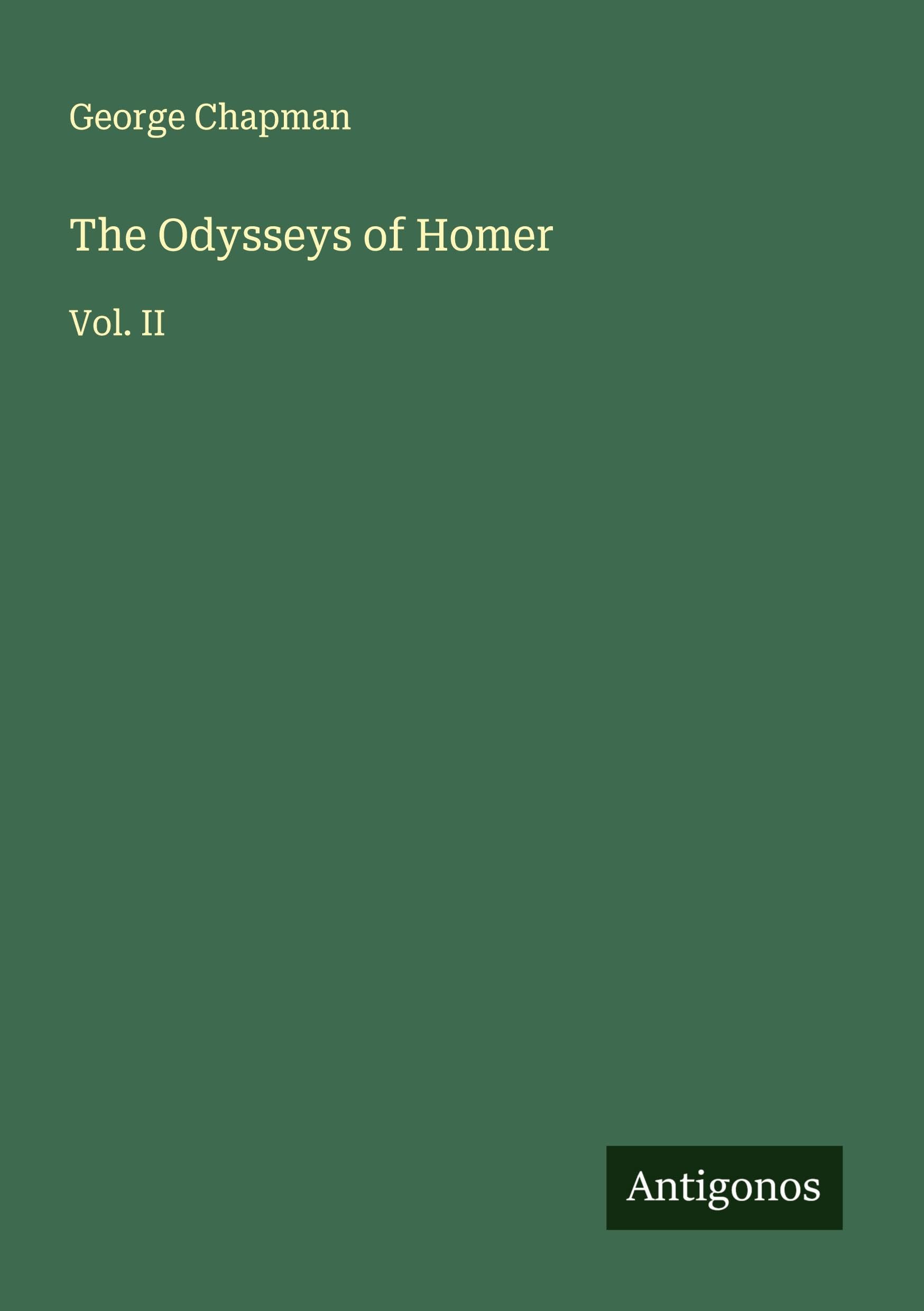 The Odysseys of Homer Classics