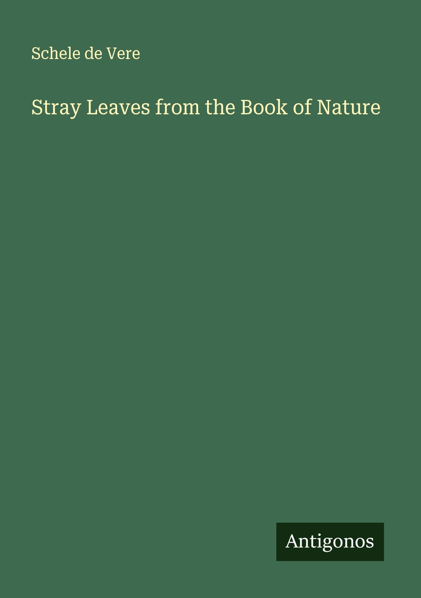 Stray Leaves from the Book of Nature Classics