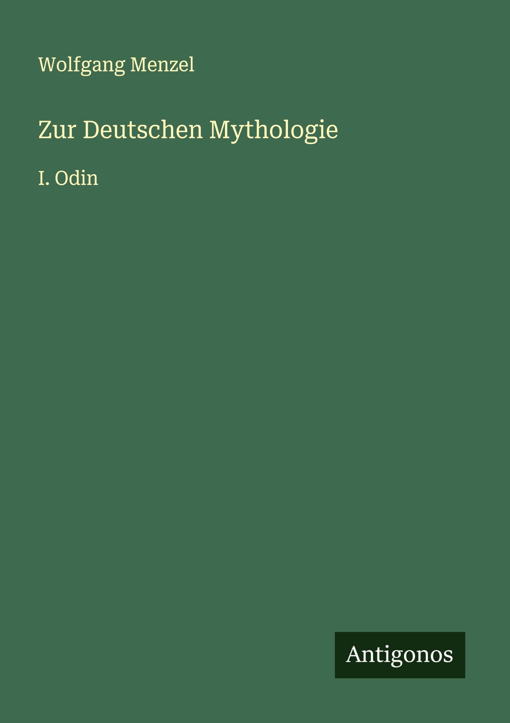 Zur Deutschen Mythologie Classics