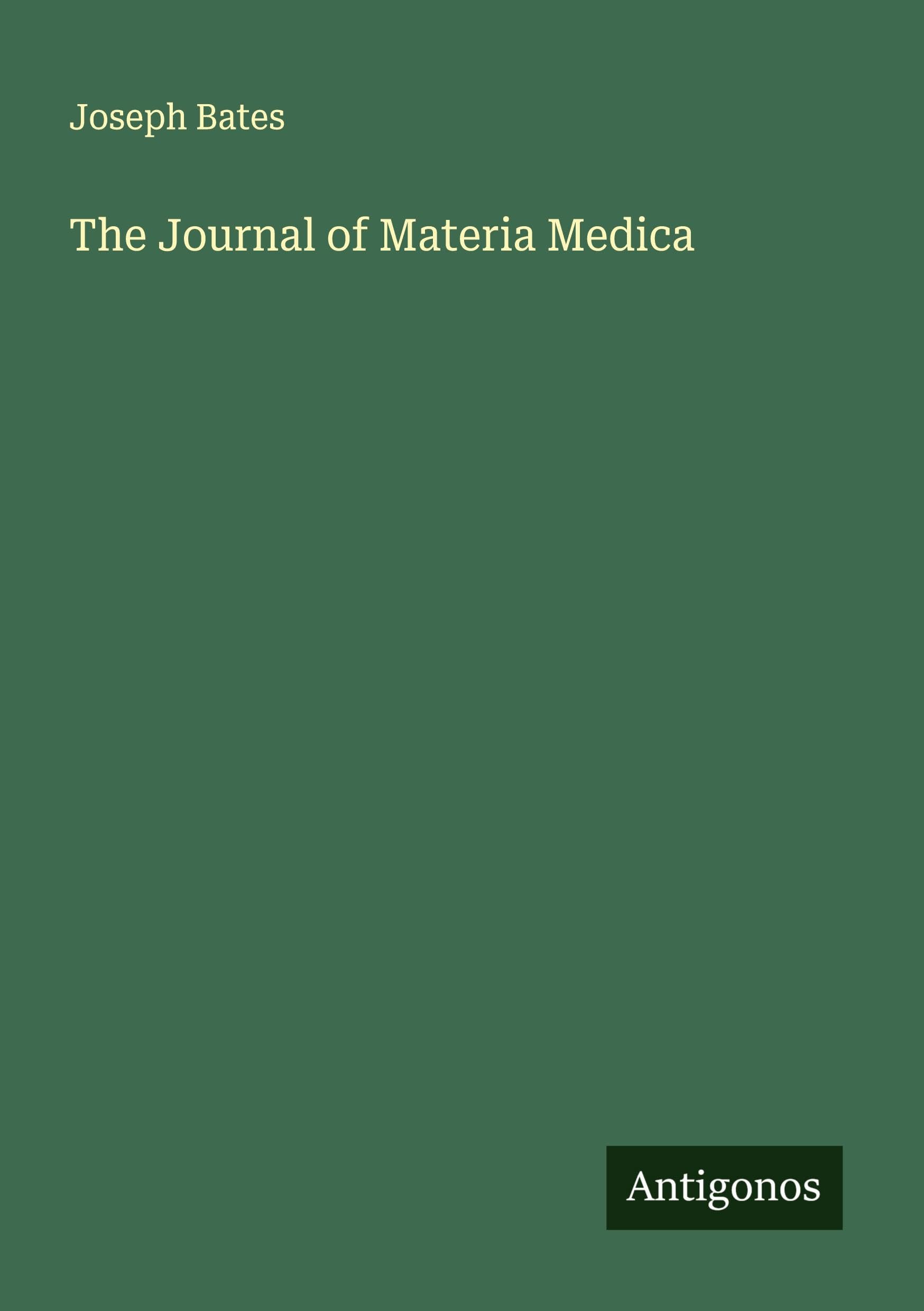 The Journal of Materia Medica Classics